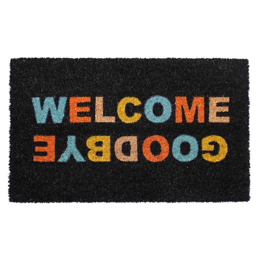Zig Zag DM10465A 2-ft x 3-ft Natural Coir/Vinyl Rectangular Indoor or Outdoor Decorative Welcome Door Mat