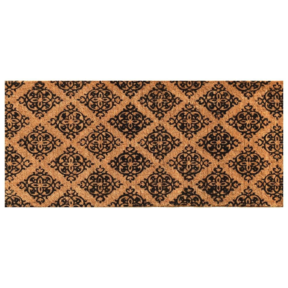 Callowaymills 103321846 2-ft x 4-ft Multi Coir Rectangular Indoor or Outdoor Decorative Door Mat
