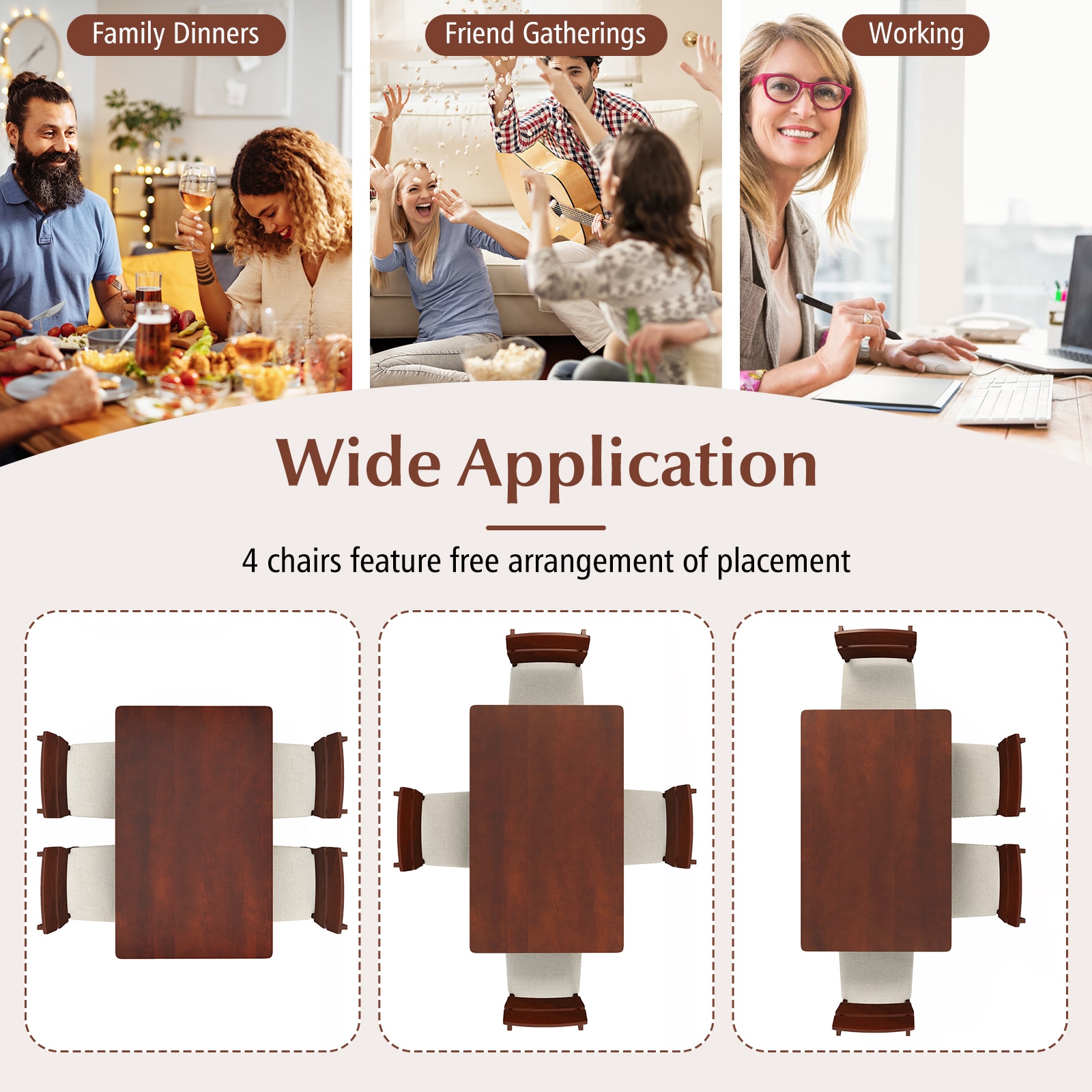 Slickblue D-CO-NW54875CK Dining-Sets - View #4