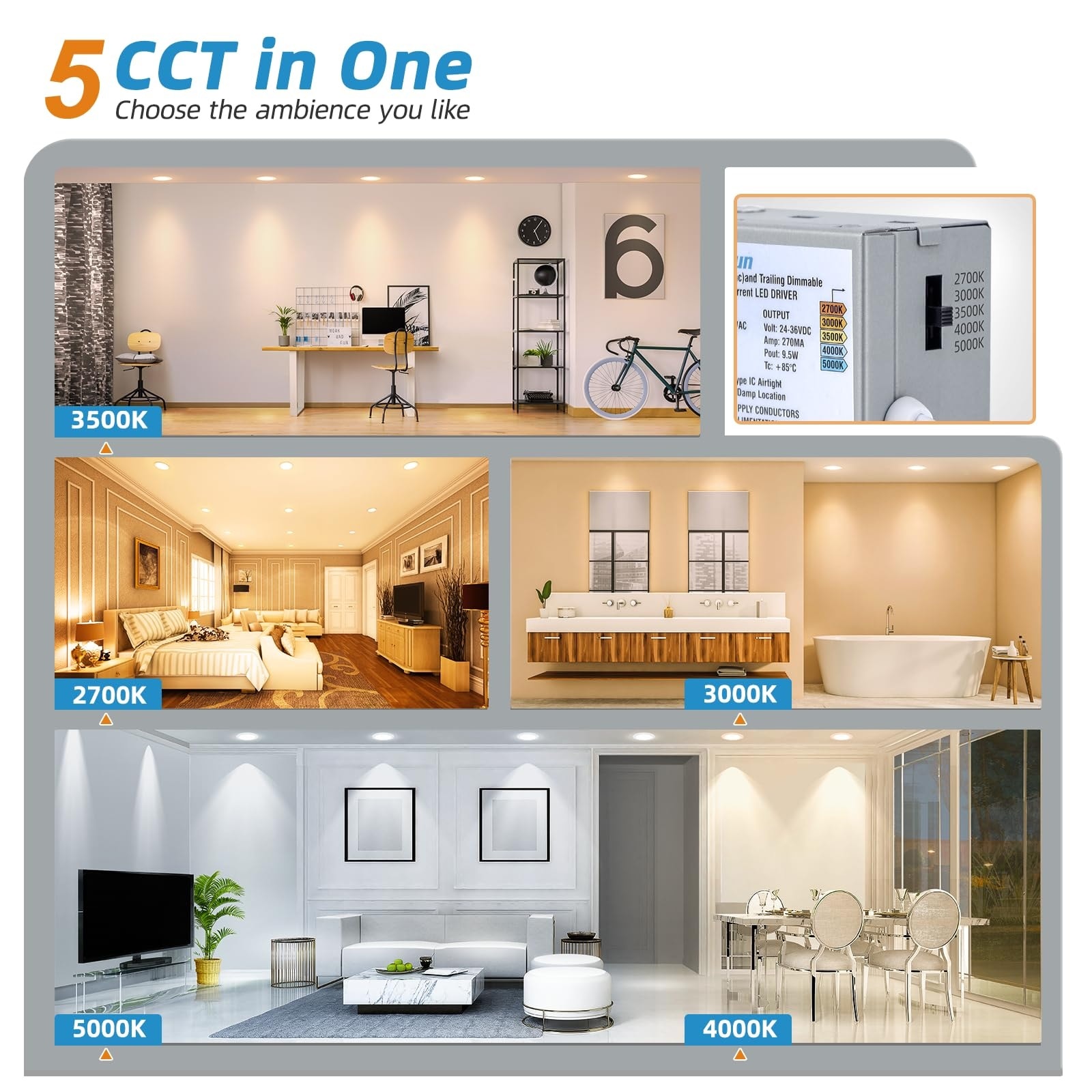 Lukvuzo LLU0410G38 Recessed-Kits - View #2