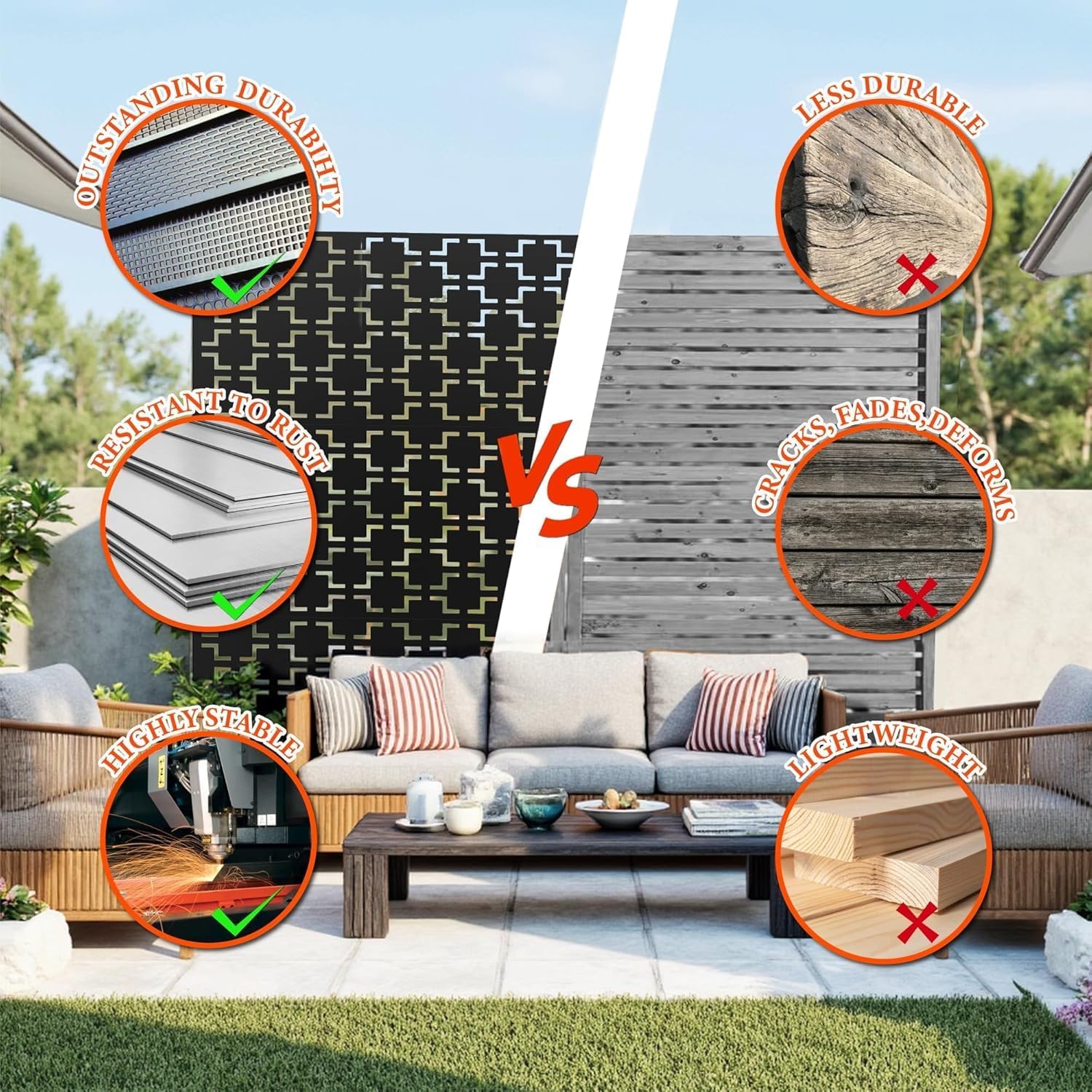 DEXSO ENCOREPPGBA4397 Outdoor-Privacy-Screen - View #3