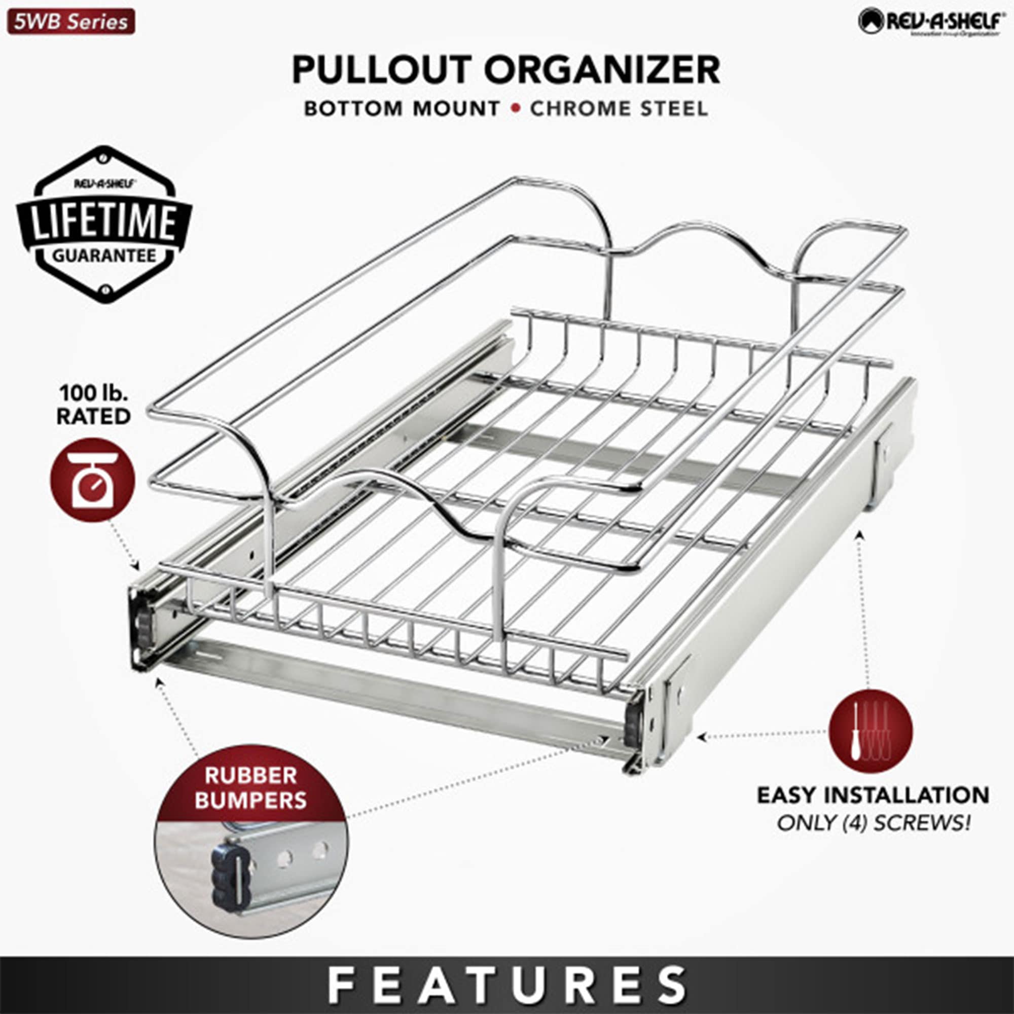 Rev-A-Shelf 167706 Pull-Out-Cabinet-Baskets - View #3