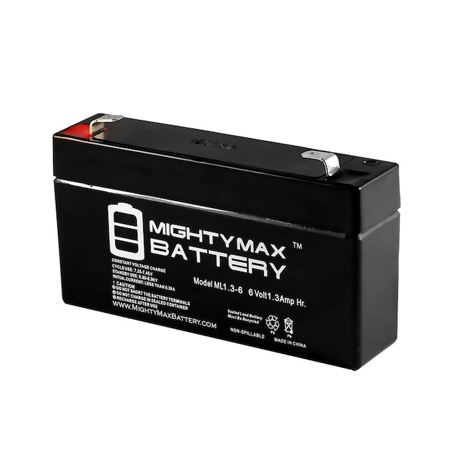 Mighty Max Battery LEOCH DJW6-1.2 6V1.3AH 6V1.4AH 6V1.2AH LP6-1.4  Rechargeable Sealed Lead Acid 613 Backup Power Batteries in the Device  Replacement Batteries department at