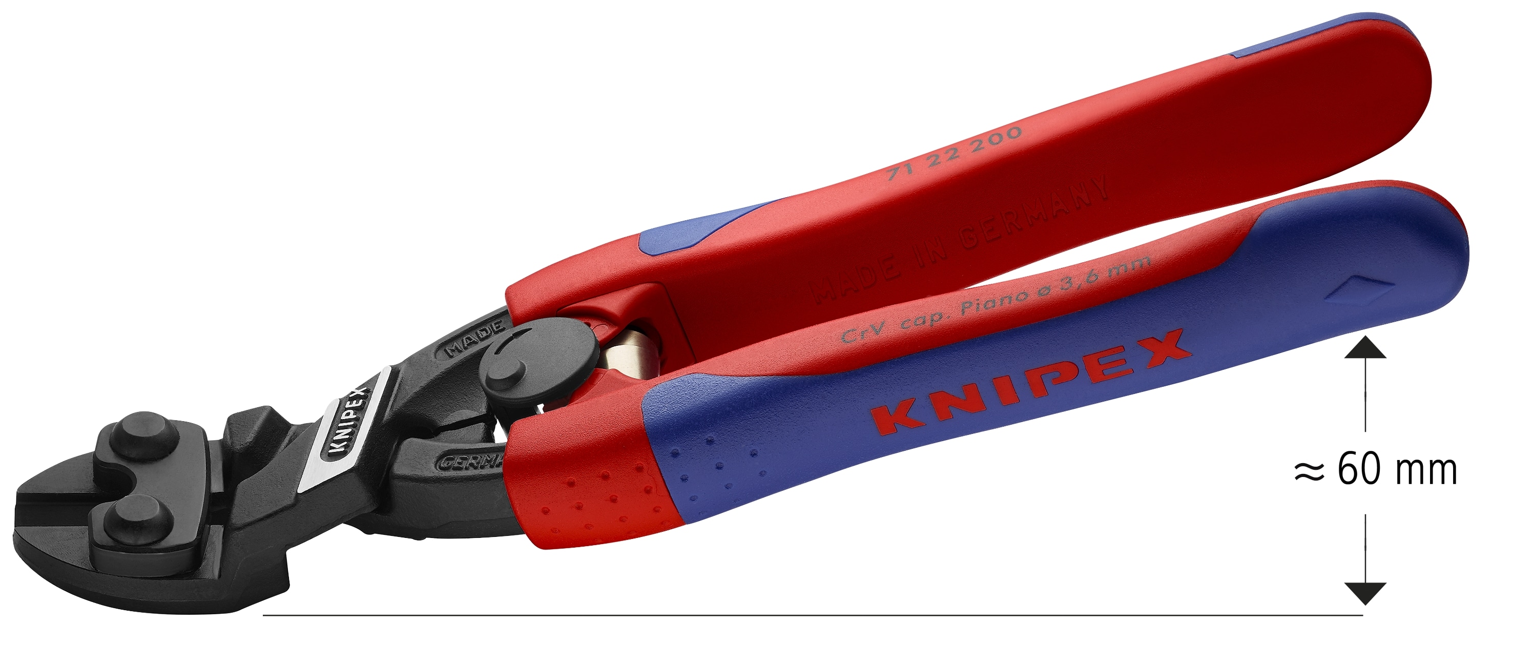 KNIPEX 71 22 200 sidecutters - View #3