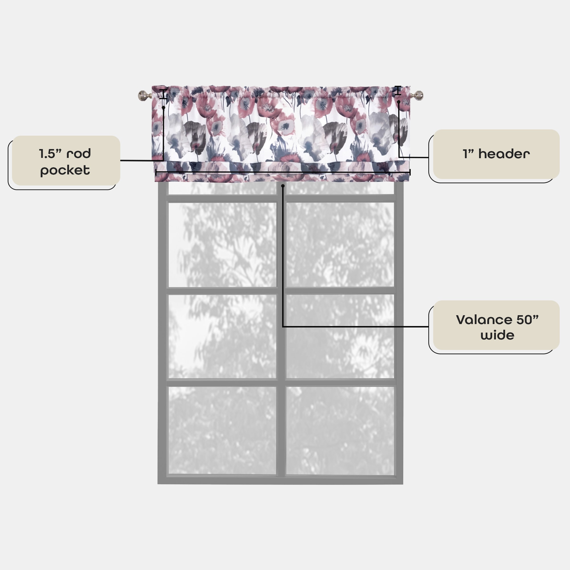 Achim POVL17BH06 valances - View #6