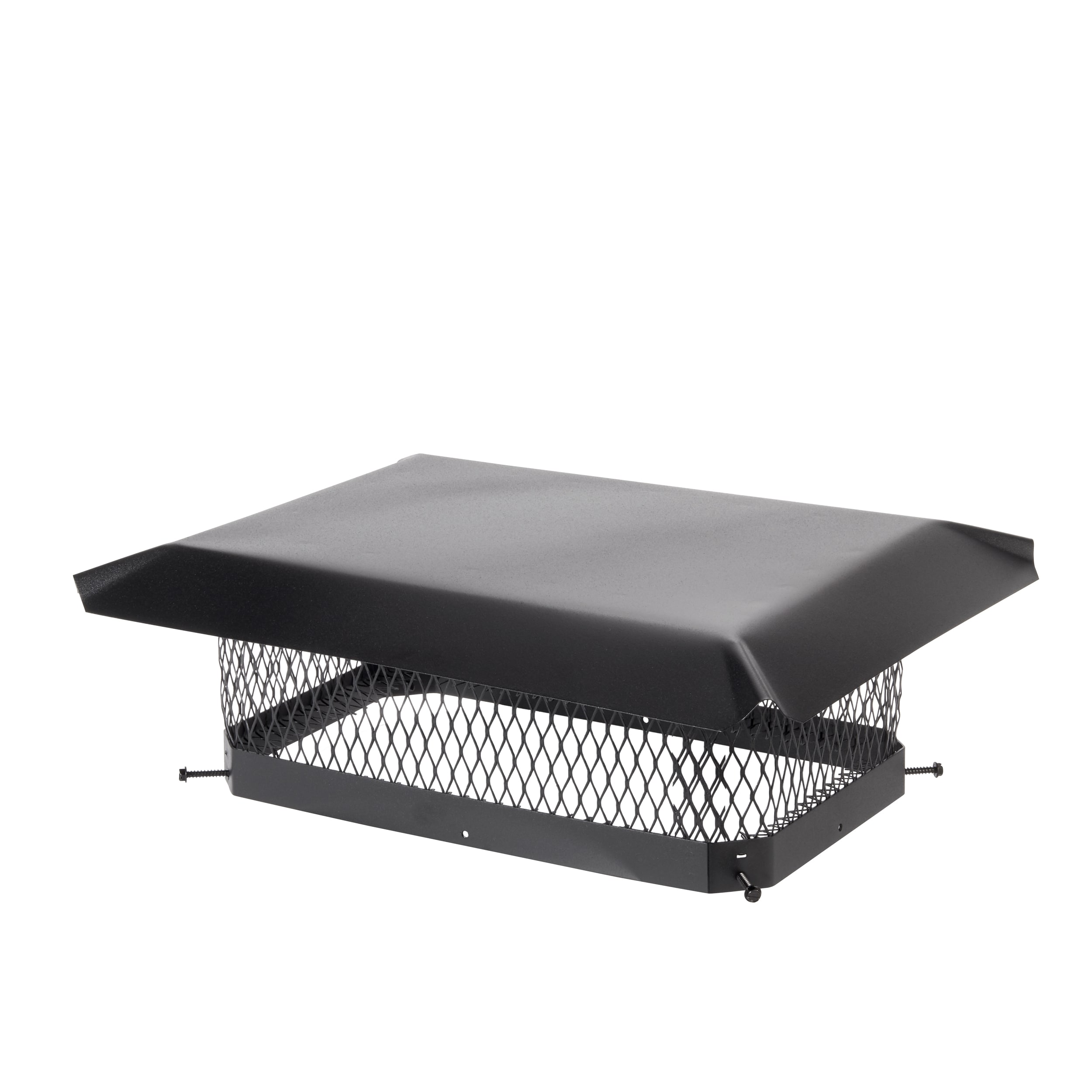 Shelter SCC1017L 10.0-in W x 17.0-in L Black Galvanized steel Rectangular Chimney Cap