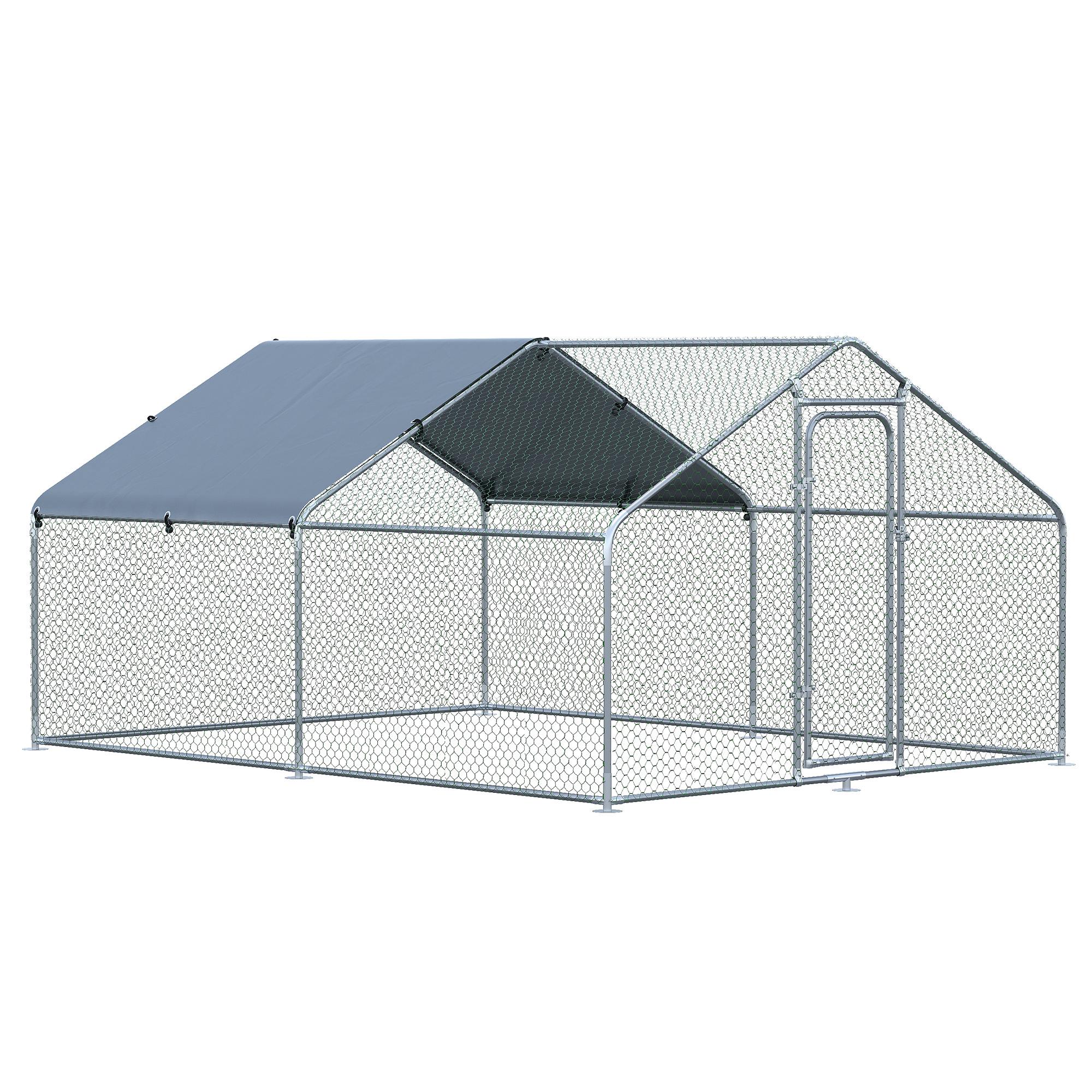 Maocao Hoom JL166432 Silver Metal Chicken coop