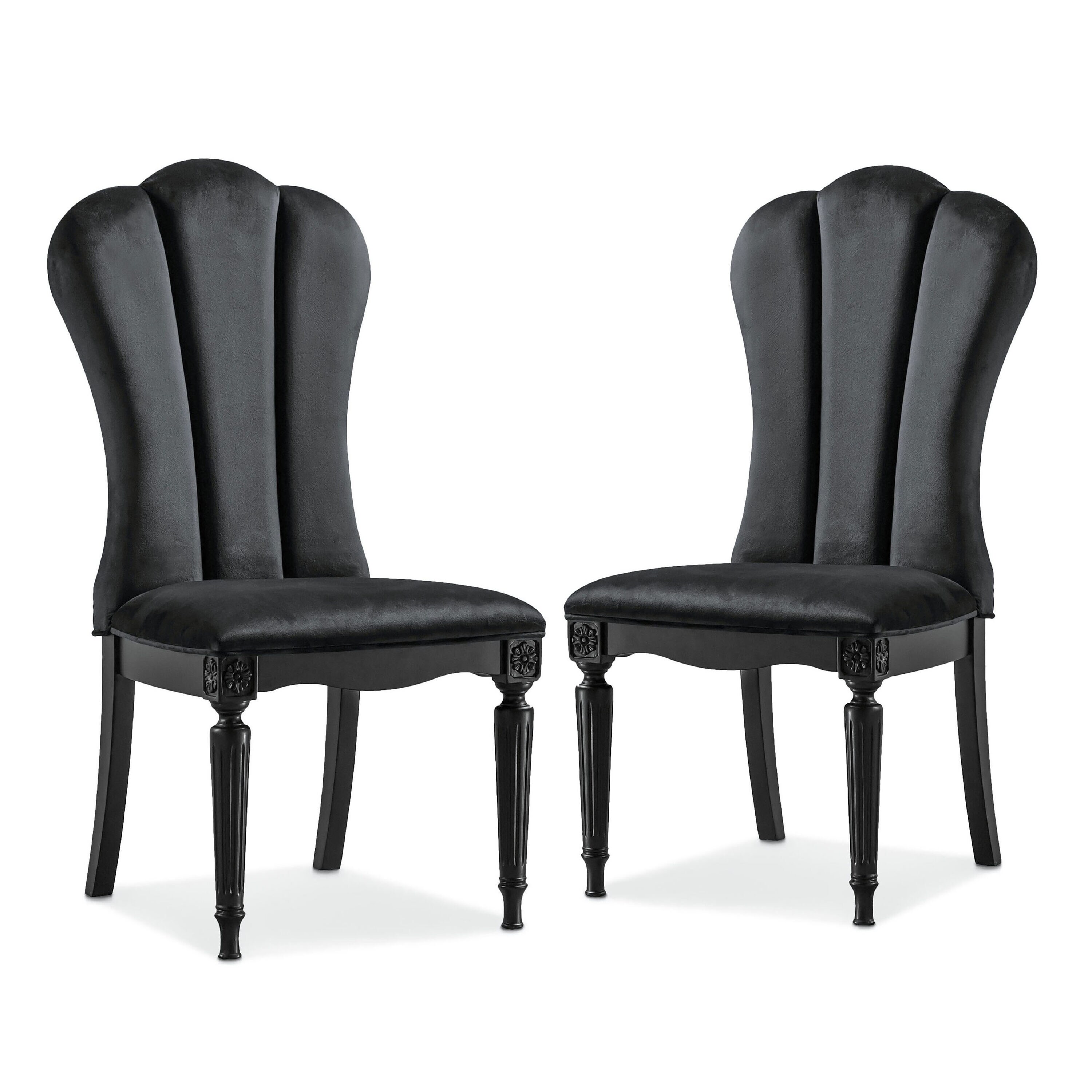 Furniture of America IDF-3416BK-SC Dining-Chairs - View #2