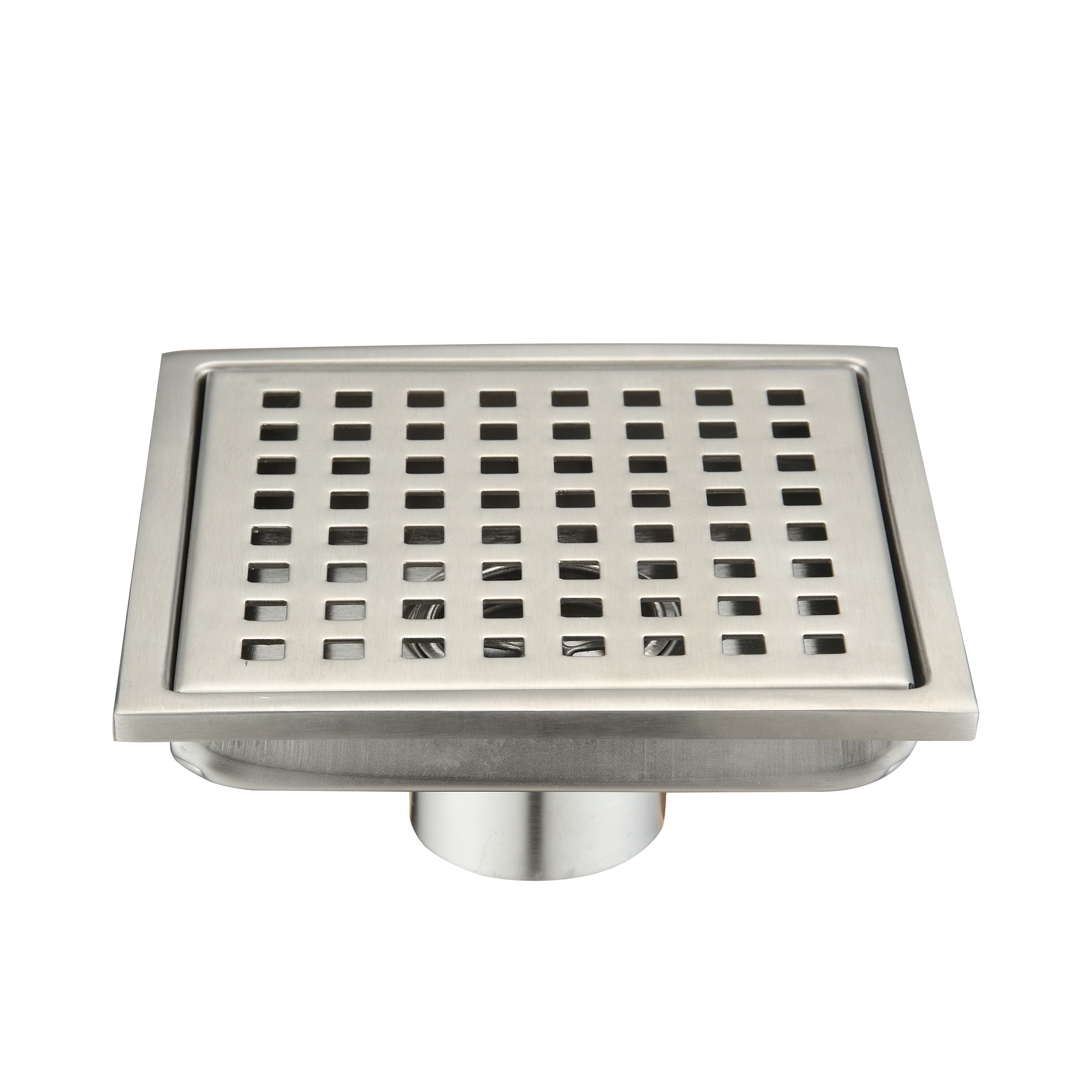 Shower Drain Cover (4-1/4 in Round) Replacement |Custom Drip Drain Grate |  Shower Base Strainer Grid (Matte Black)