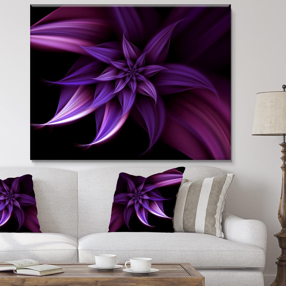 Designart 30-in H x 40-in W Modern Print on Canvas in the Wall Art ...