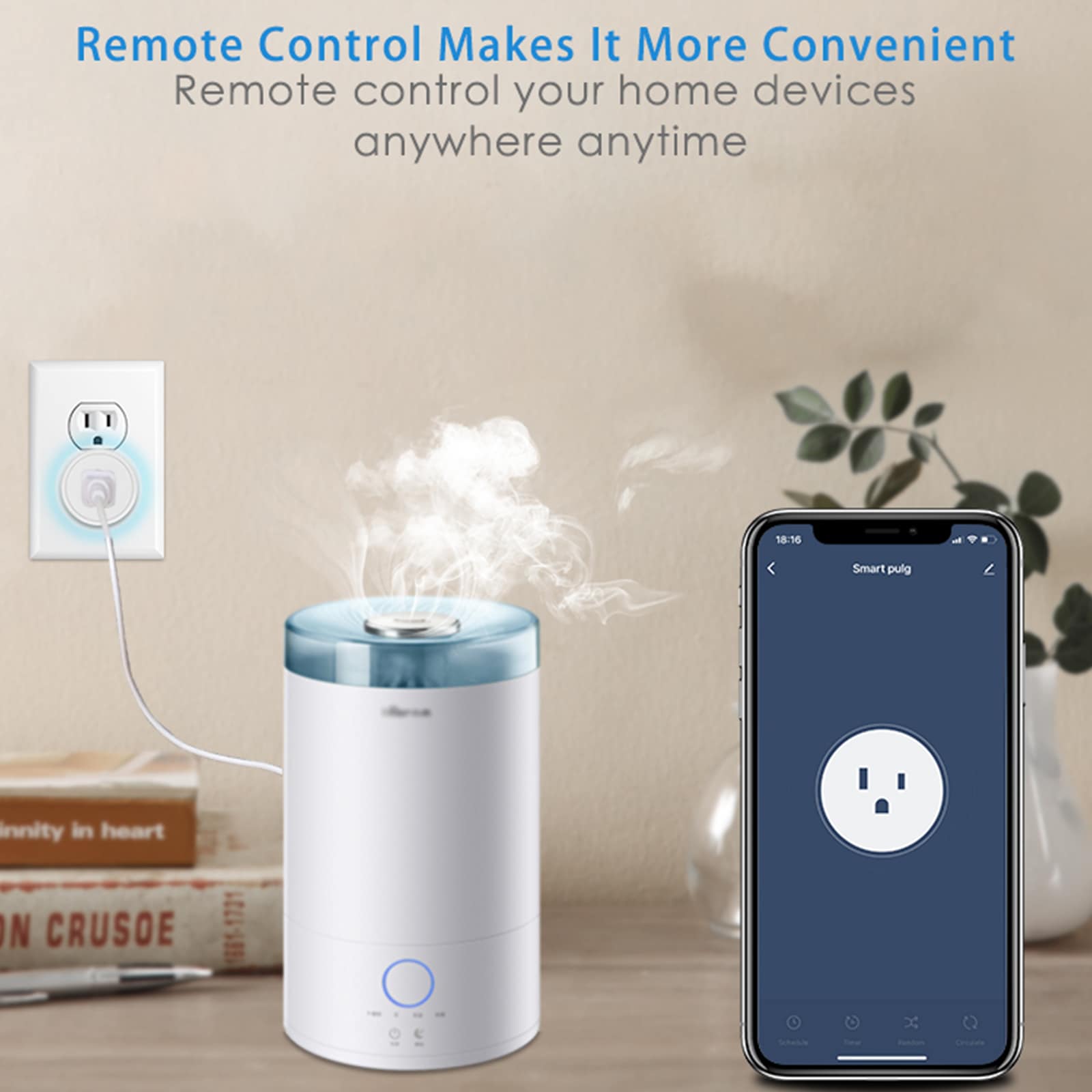 Avatar Controls Smart Mini Wifi Plug WiFi Outlet Socket Remote