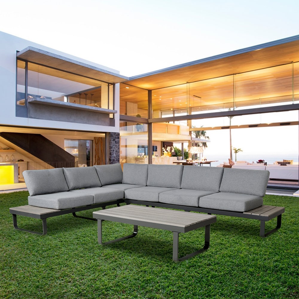 Grearden LANC-WW002-GY Patio-Sofas-Daybeds - View #5