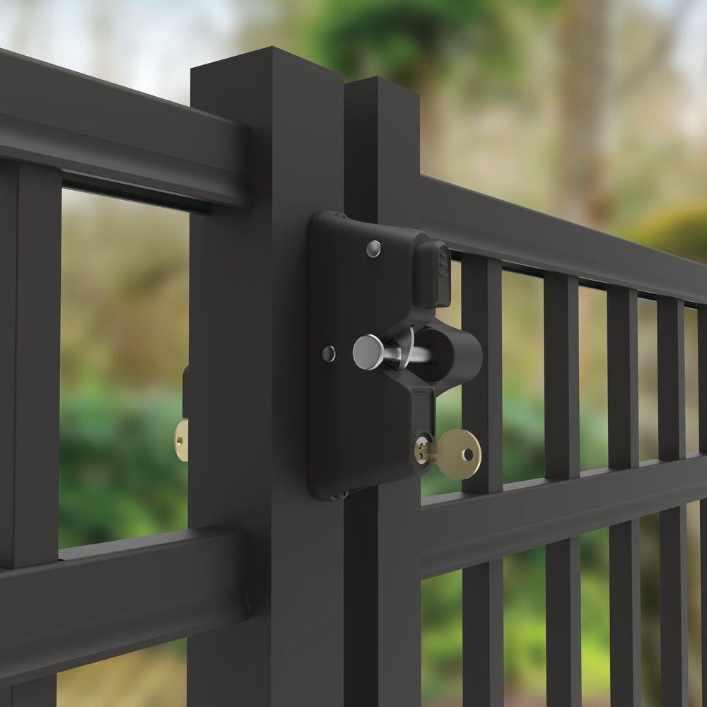 Barrette Outdoor Living 3-1/4-in Bronze Gate Latch 73025502 at Lowes.com