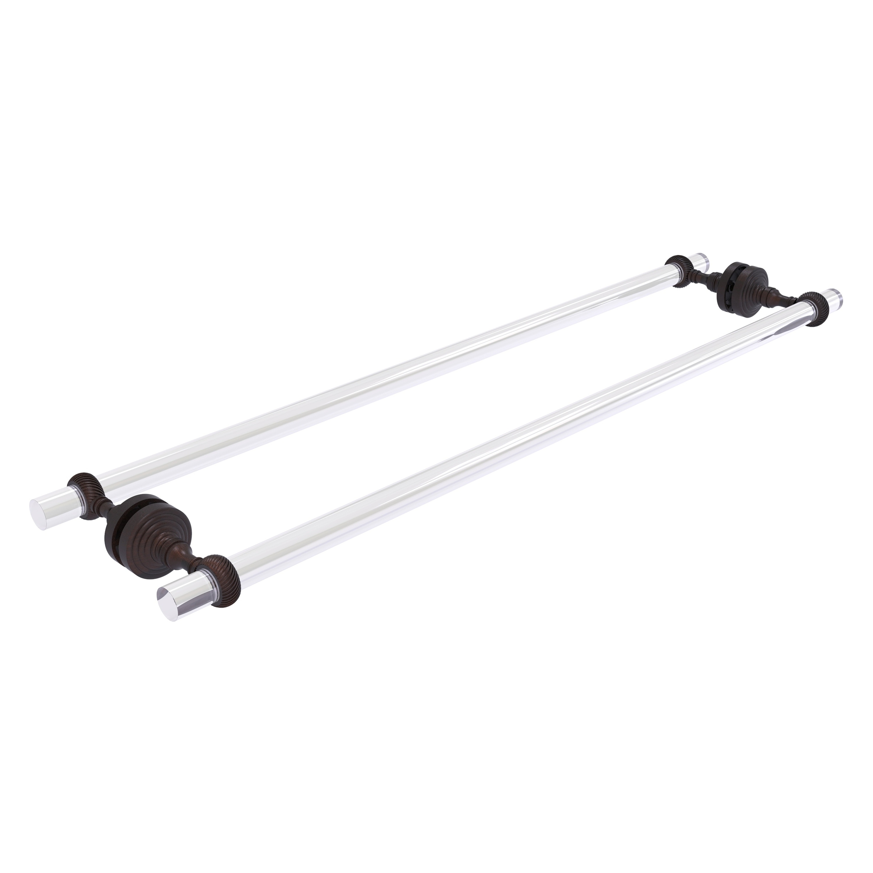 Allied Brass PG-41T-BB-30-VB Pacific Grove 30-in double Venetian Bronze Wall mount Double Towel Bar