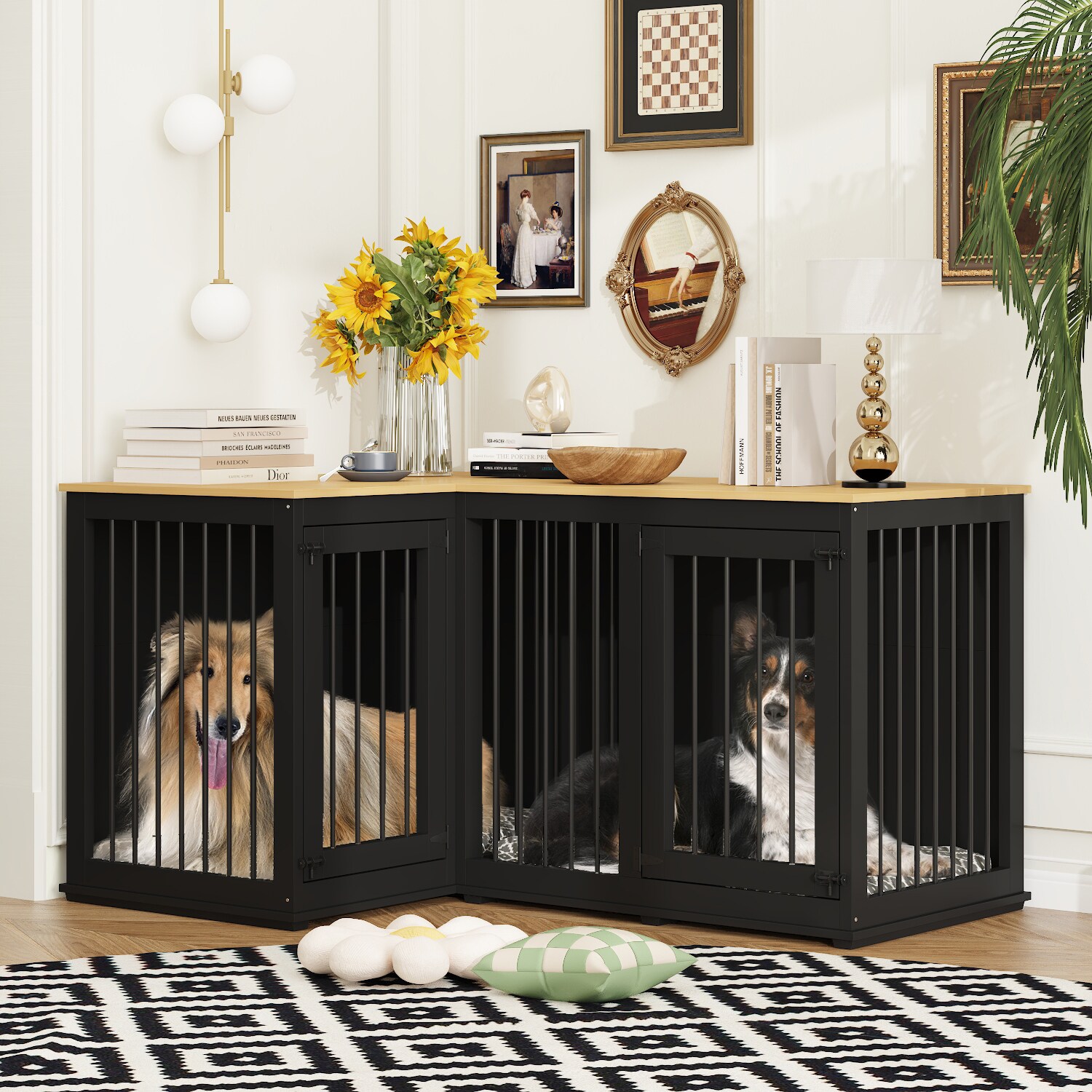 MIDHAM AMKF150157-02-01 Composite Indoor Large Dog/Cat House