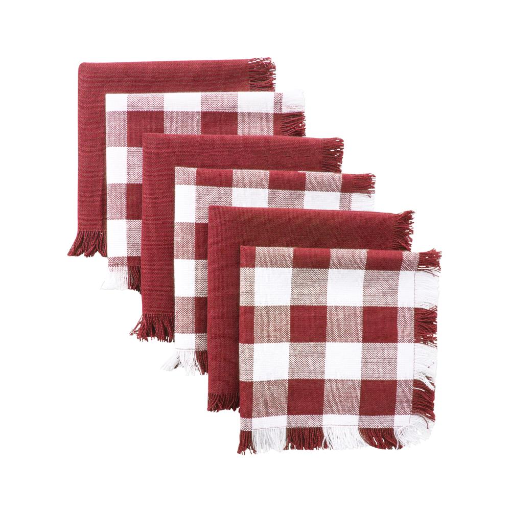 DII CAMZ37599 6 -Pack Cotton Checkered Dish towel