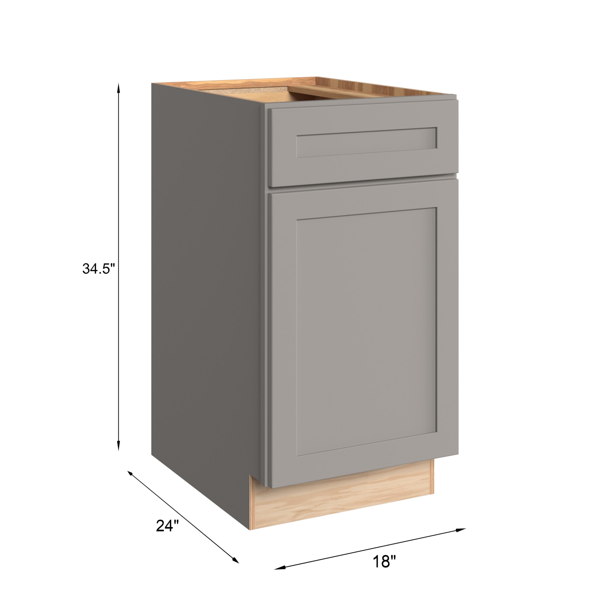 KraftMaid Momentum B18RG81 Cabinets-Kitchen - View #3