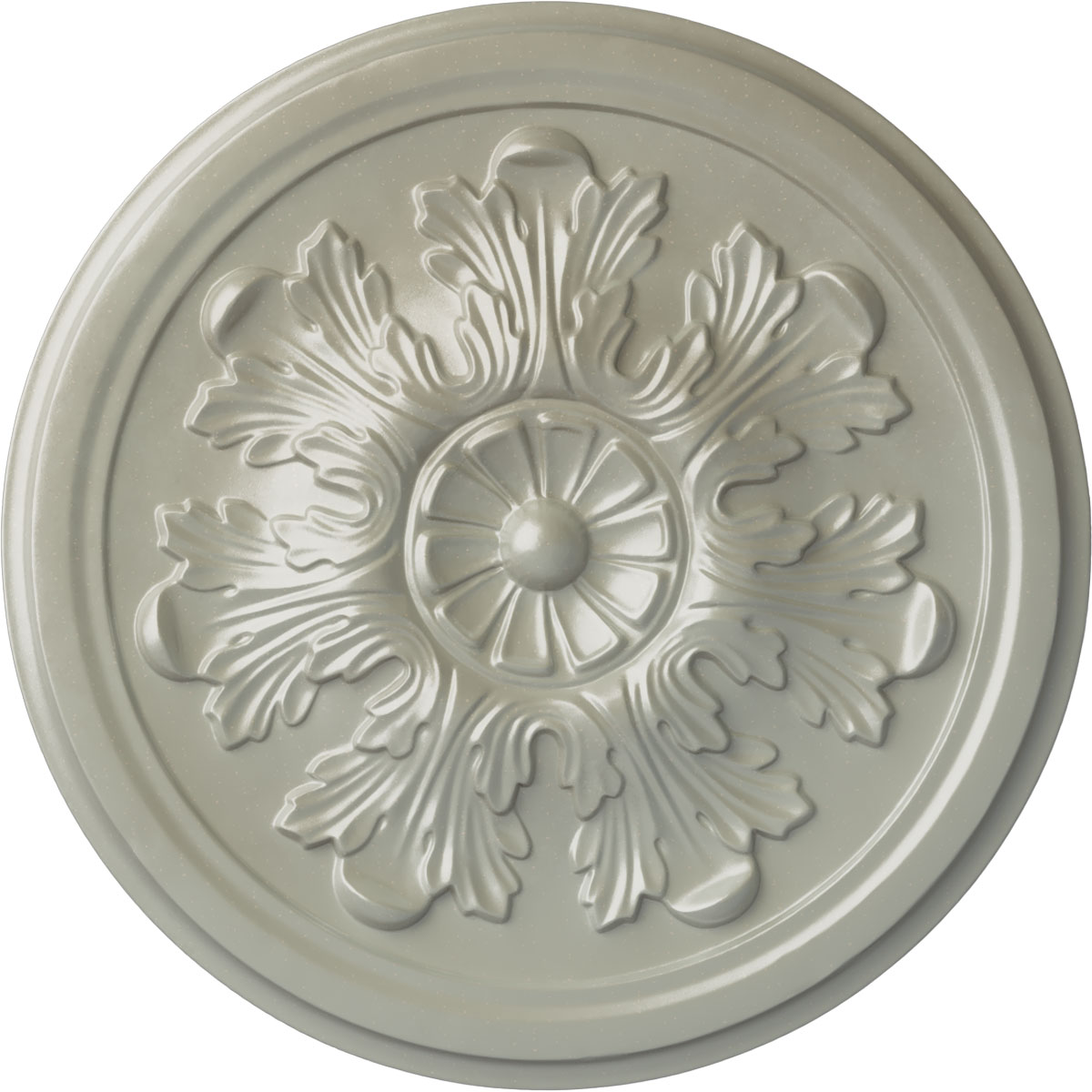Ekena Millwork CM12LEFCS Legacy Acanthus 12.75-in W x 12.75-in L Painted Flash Copper Polyurethane Whole Ceiling Medallion