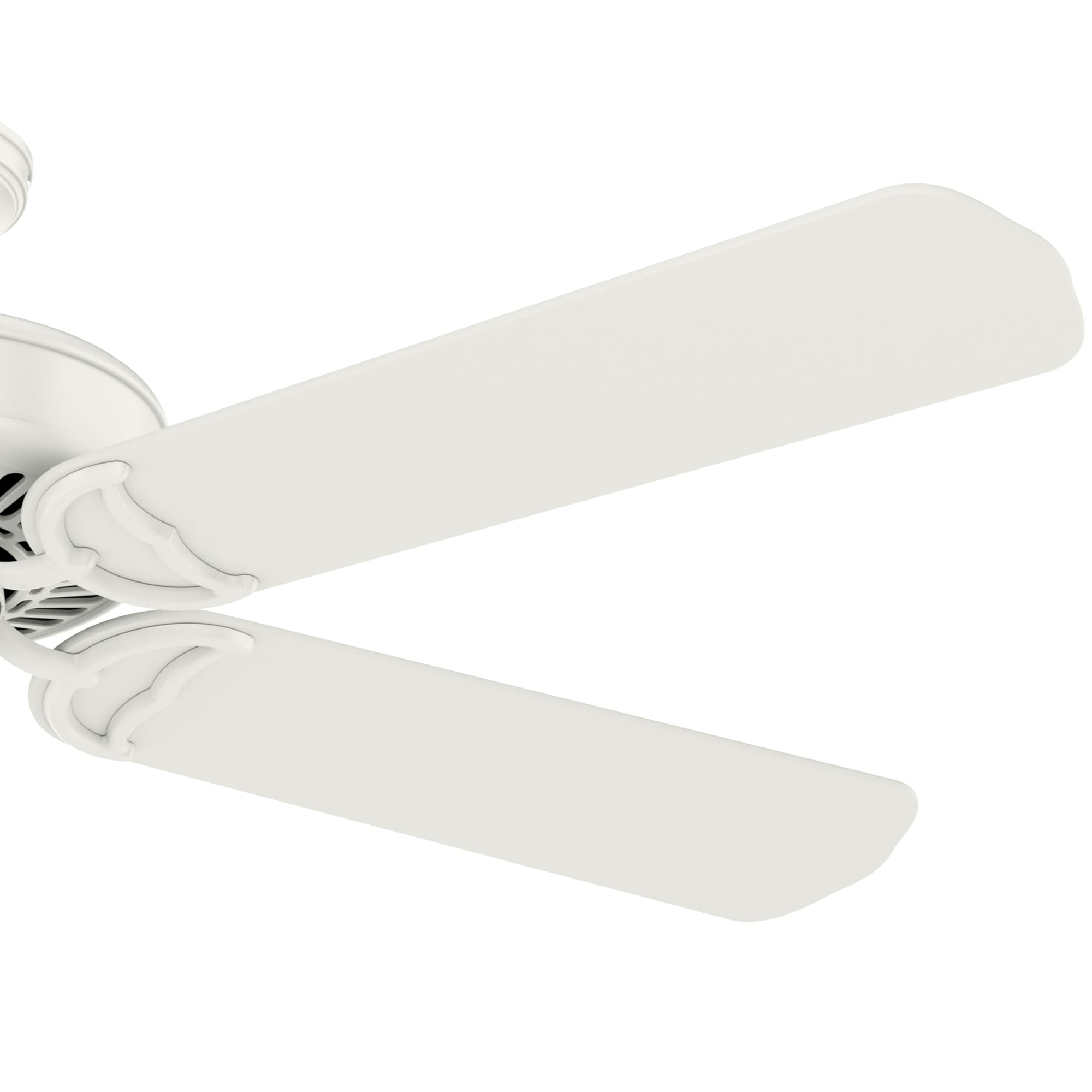 Casablanca Panama 54-in Fresh White Indoor Downrod or Flush Mount Ceiling  Fan Wall-mounted with Remote (5-Blade)