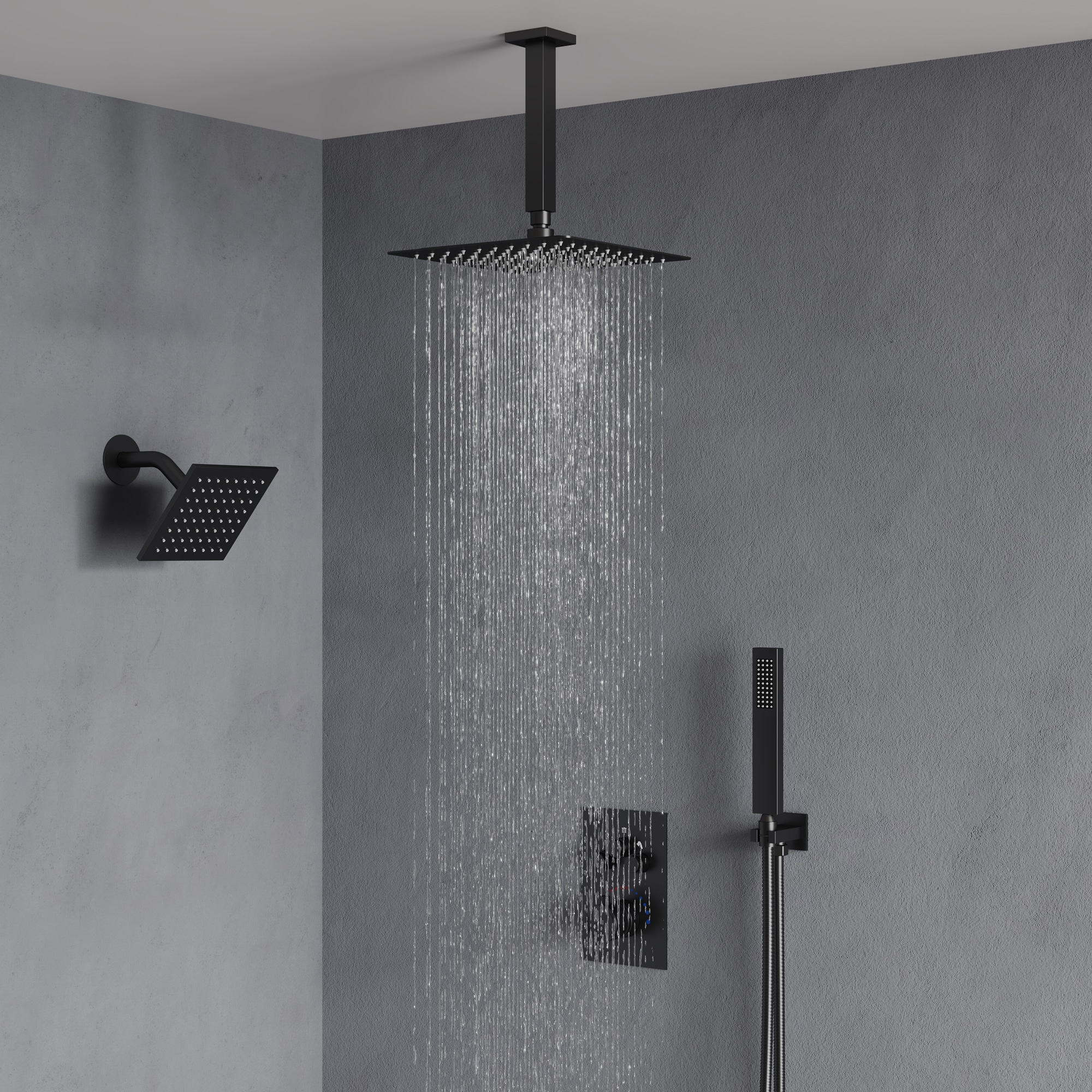 EVERSTEIN Q-922-OTOP Showerhead-Bar-Panels - View #2