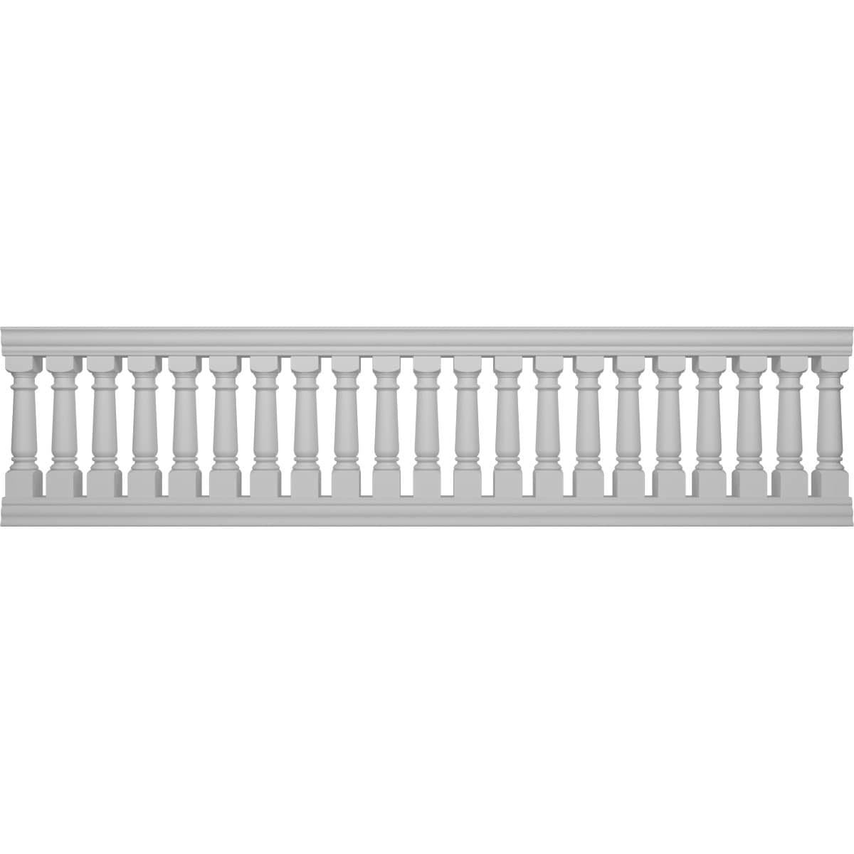 Ekena Millwork BALK40X156WED FiberThane 13-Feet x 40-Inches Wellington Fiberglass Deck Rail Kit