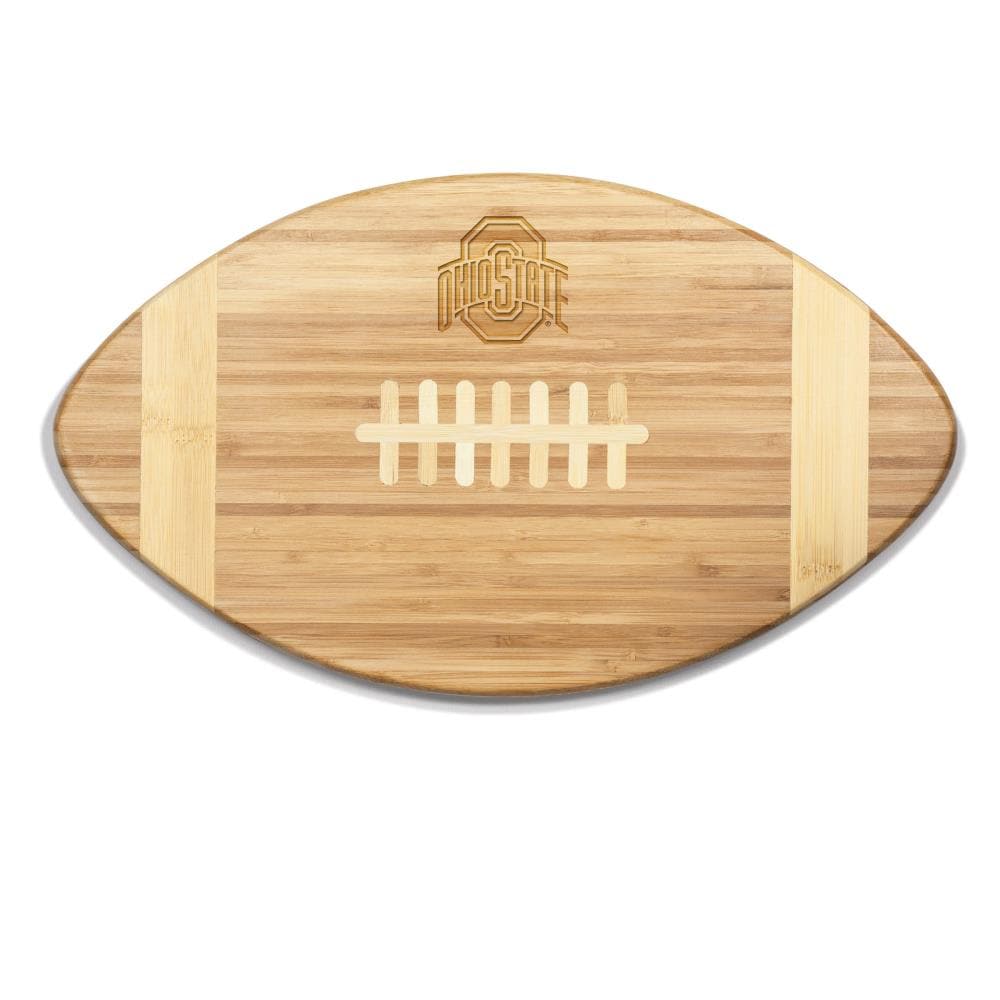 Picnic Time 896-00-505-443-0 Ohio State Buckeyes 15-Inches L x 16-Inches W Wood Cutting Board