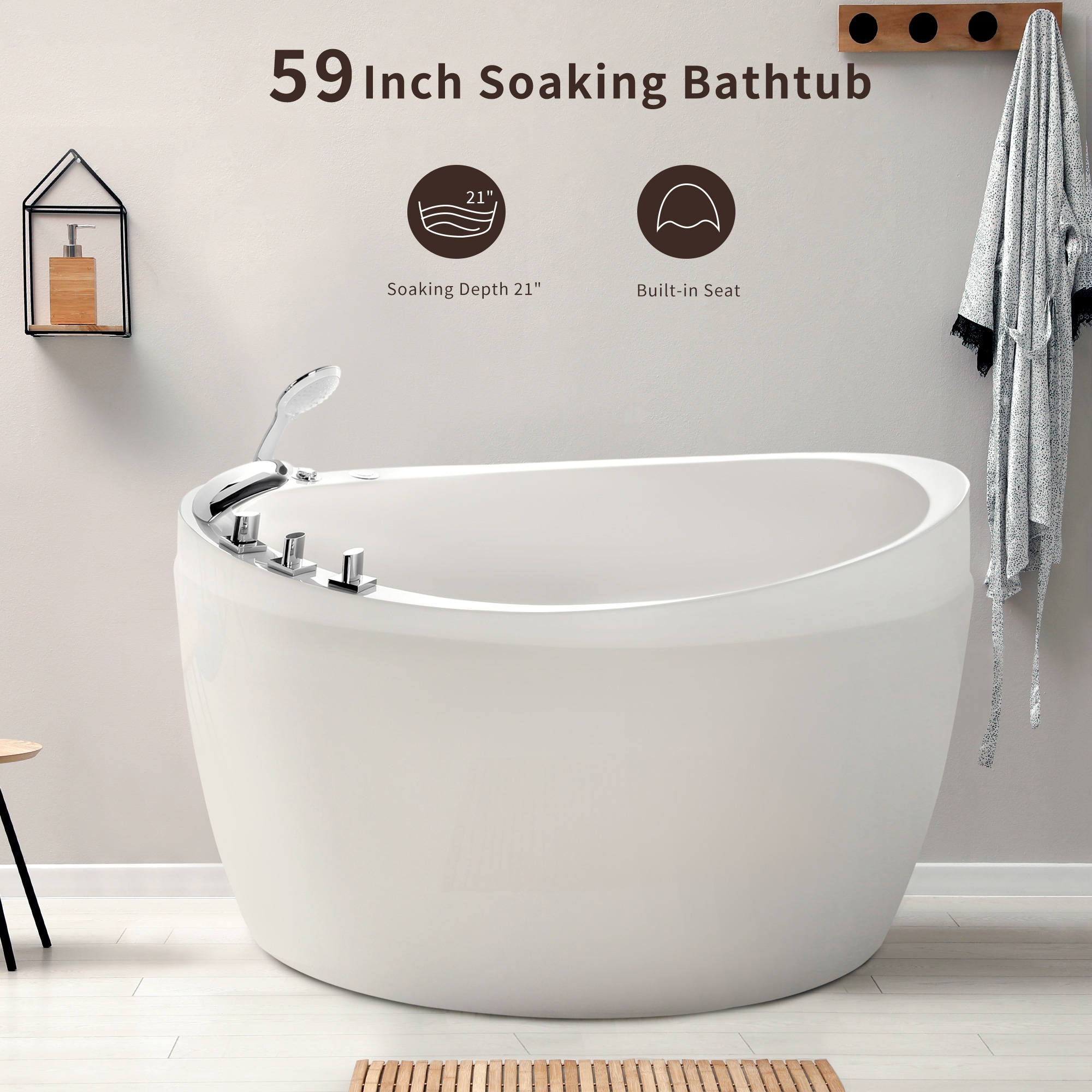 Empava EV-59FT002 bathtubs - View #2