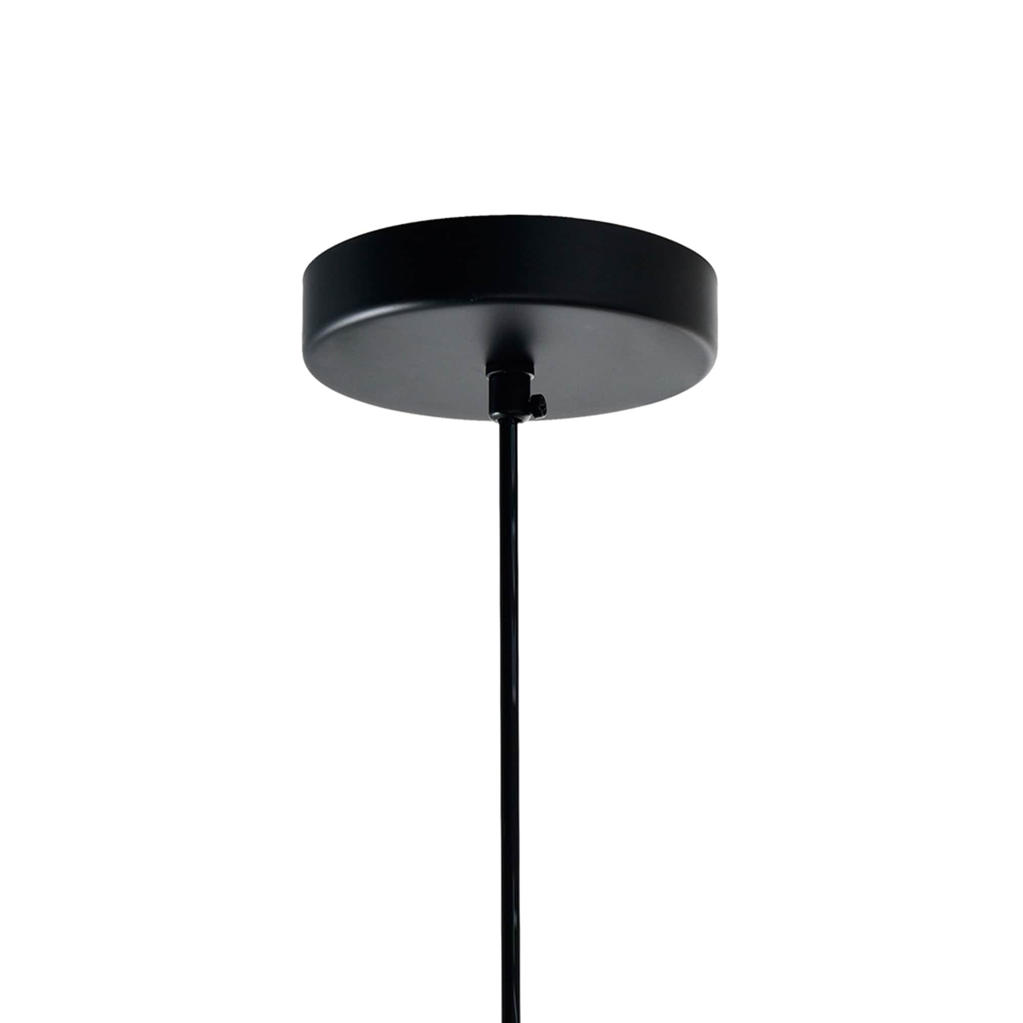 Black Smoke Glass Mini Globe Pendant Light