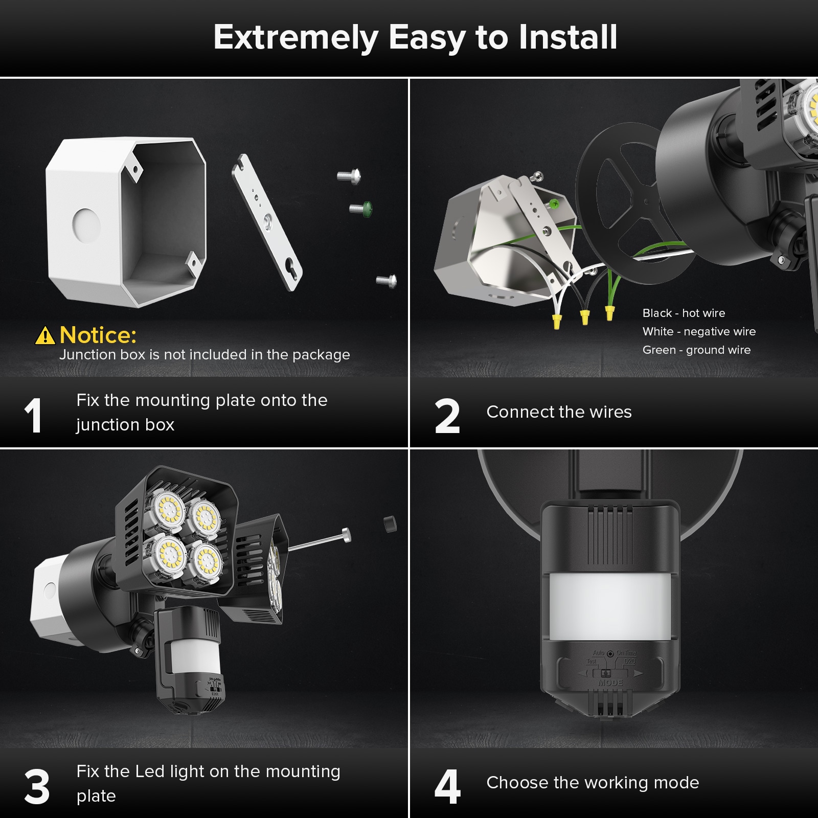 SANSI 01-04-001-015403 Motion-Activated-Floodlights - View #6