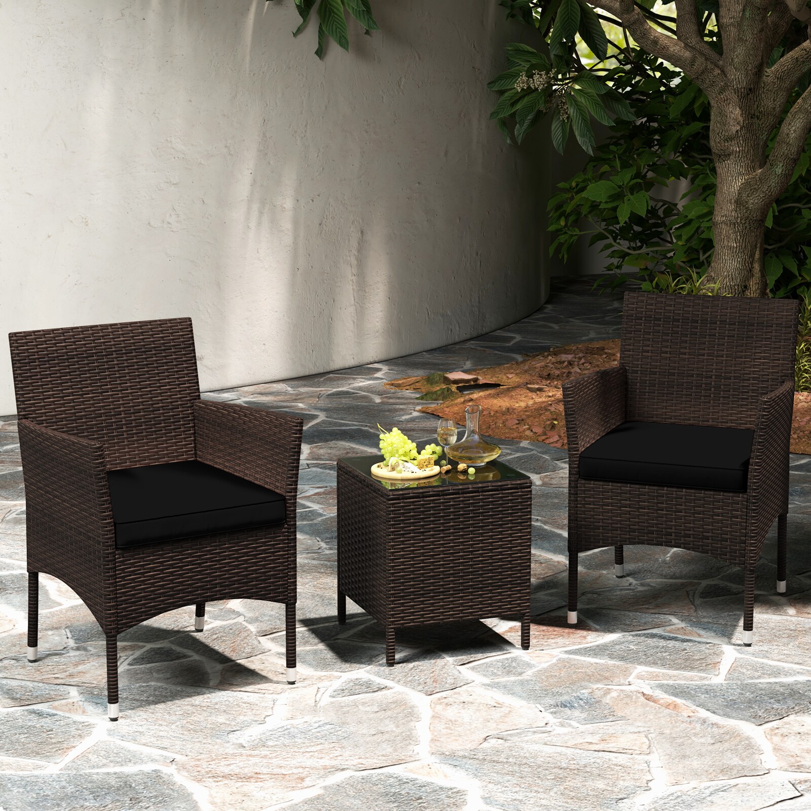 Slickblue D-CO-KD29727WH Patio-Conversation-Sets - View #6