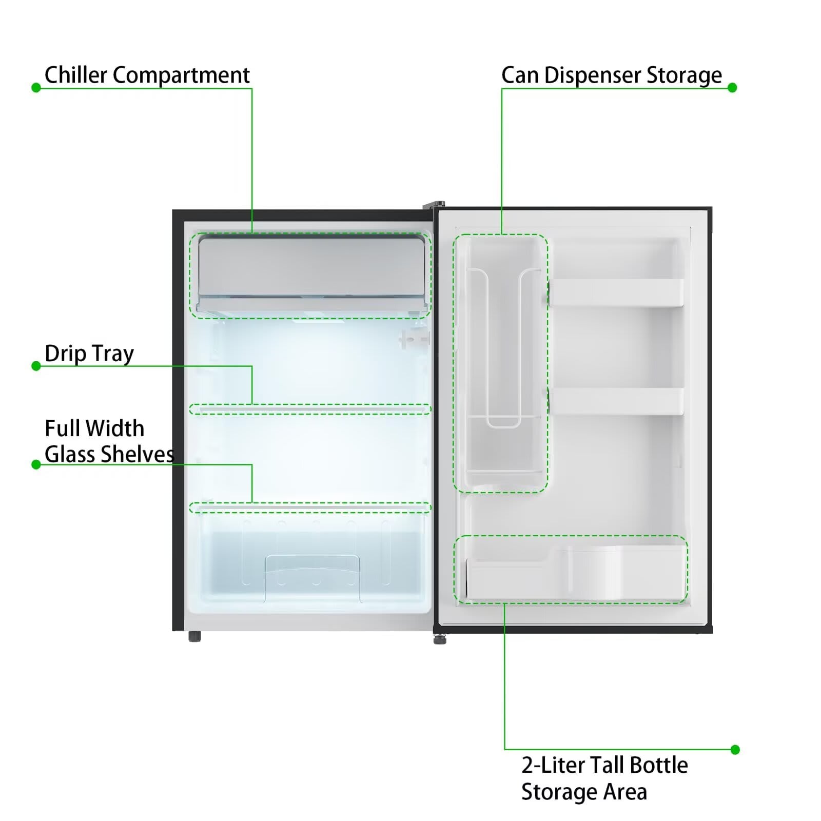 Qeetex JXNAG-PHO-121FRO4B Commercial-Refrigerators - View #2