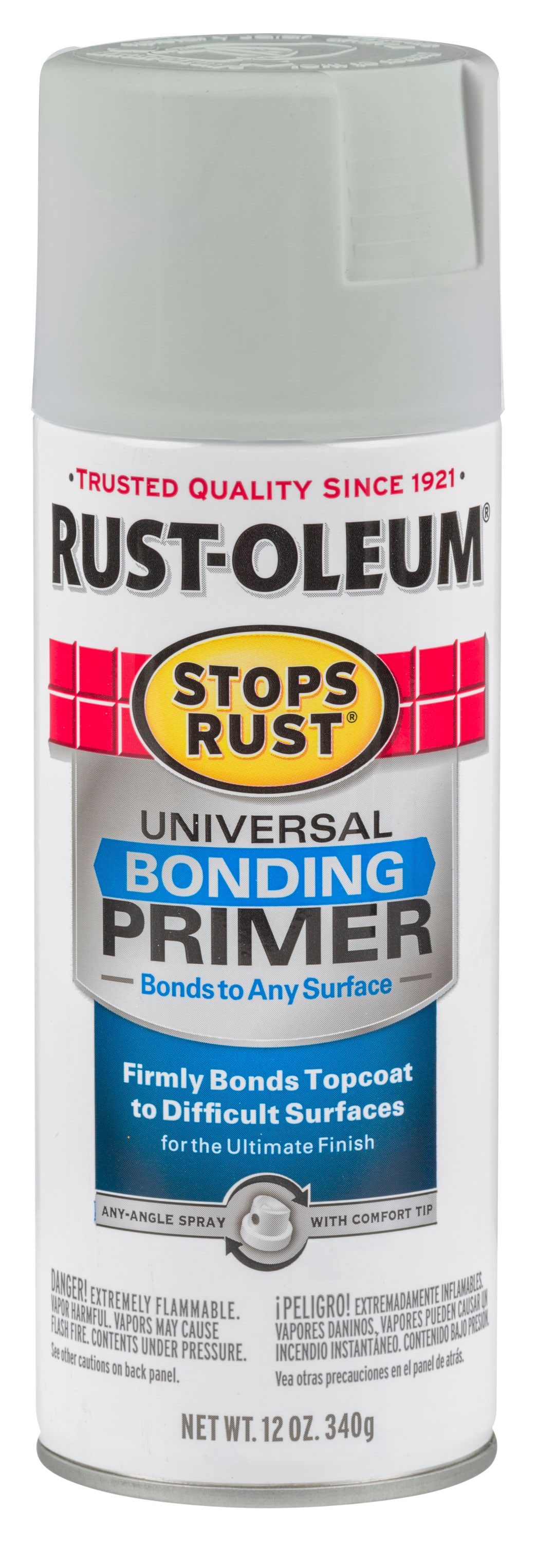 Rust-Oleum 249331 Automotive Rusty Metal Primer Spray Paint, 12 oz., Light  Gray