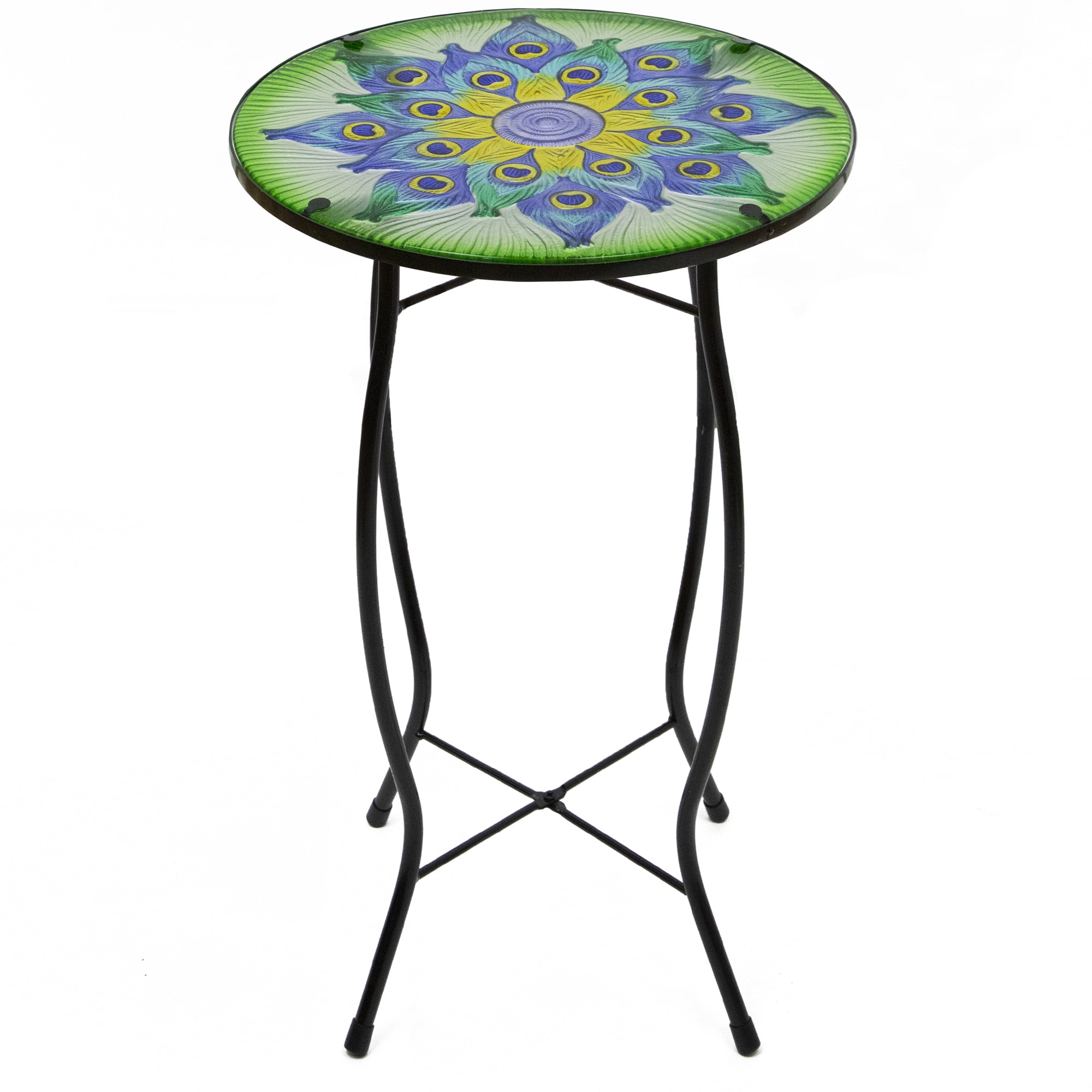 Northlight 35180640 Round Outdoor Bistro Table 12-in W x 12-in L