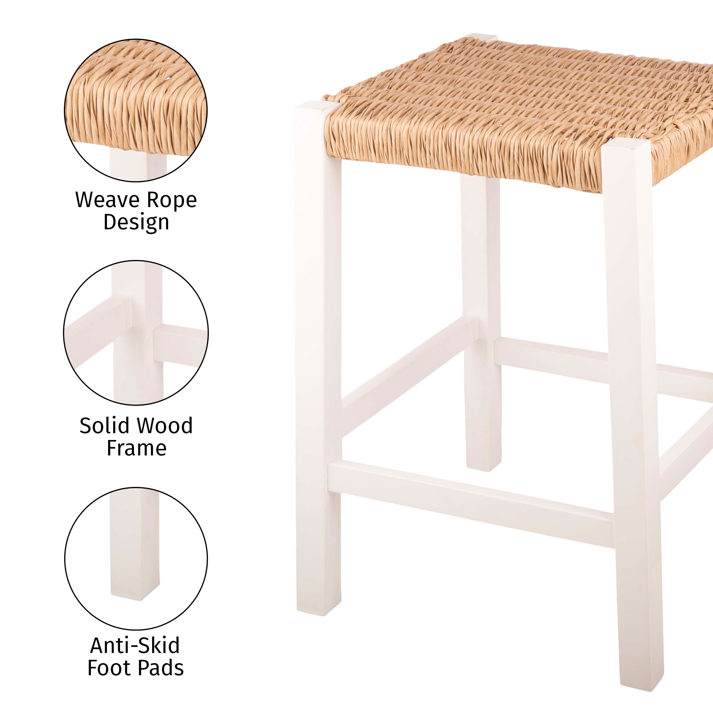 Alaterre Furniture ANNP2250 stools - View #2
