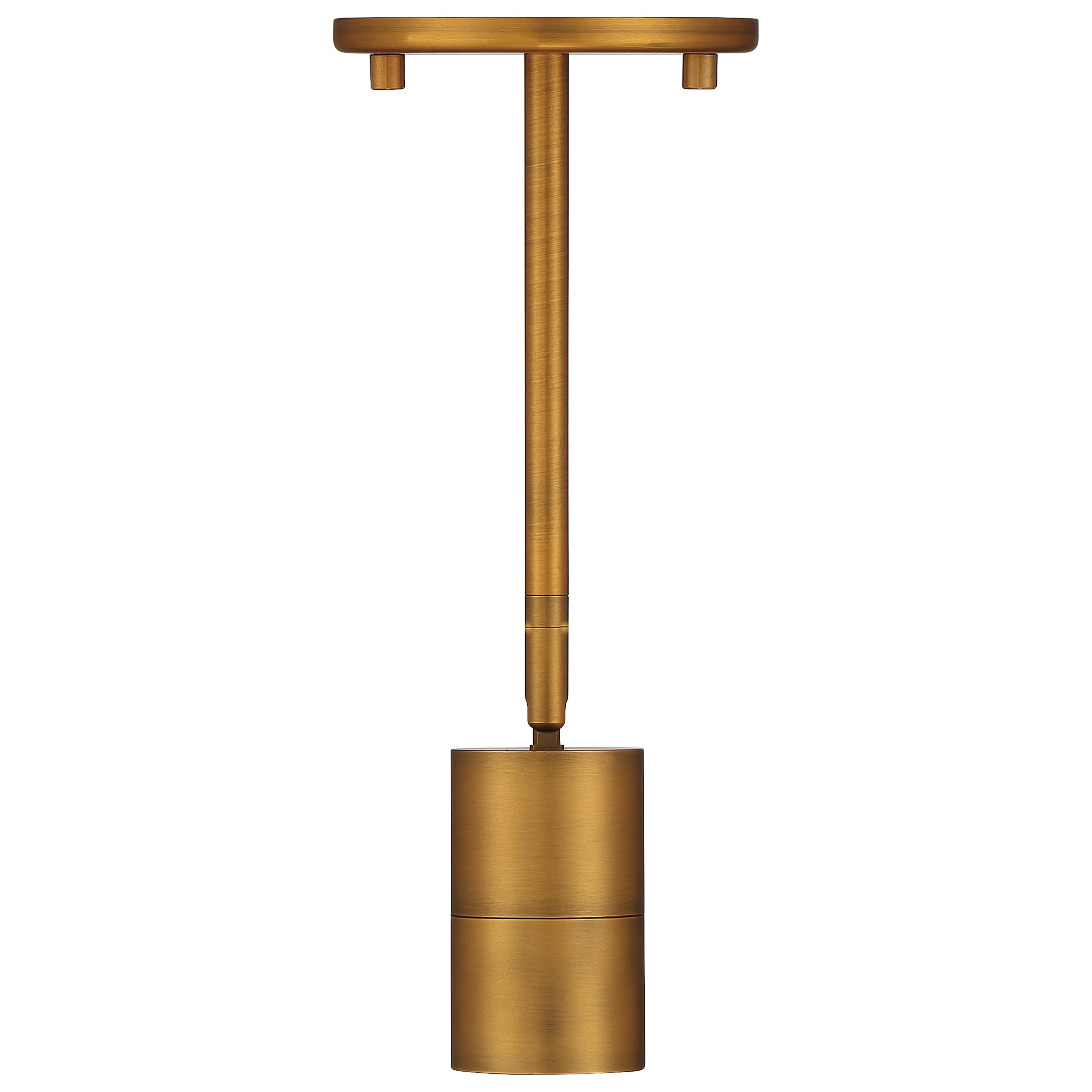 Antique Brushed Brass LED Wall Spotlight