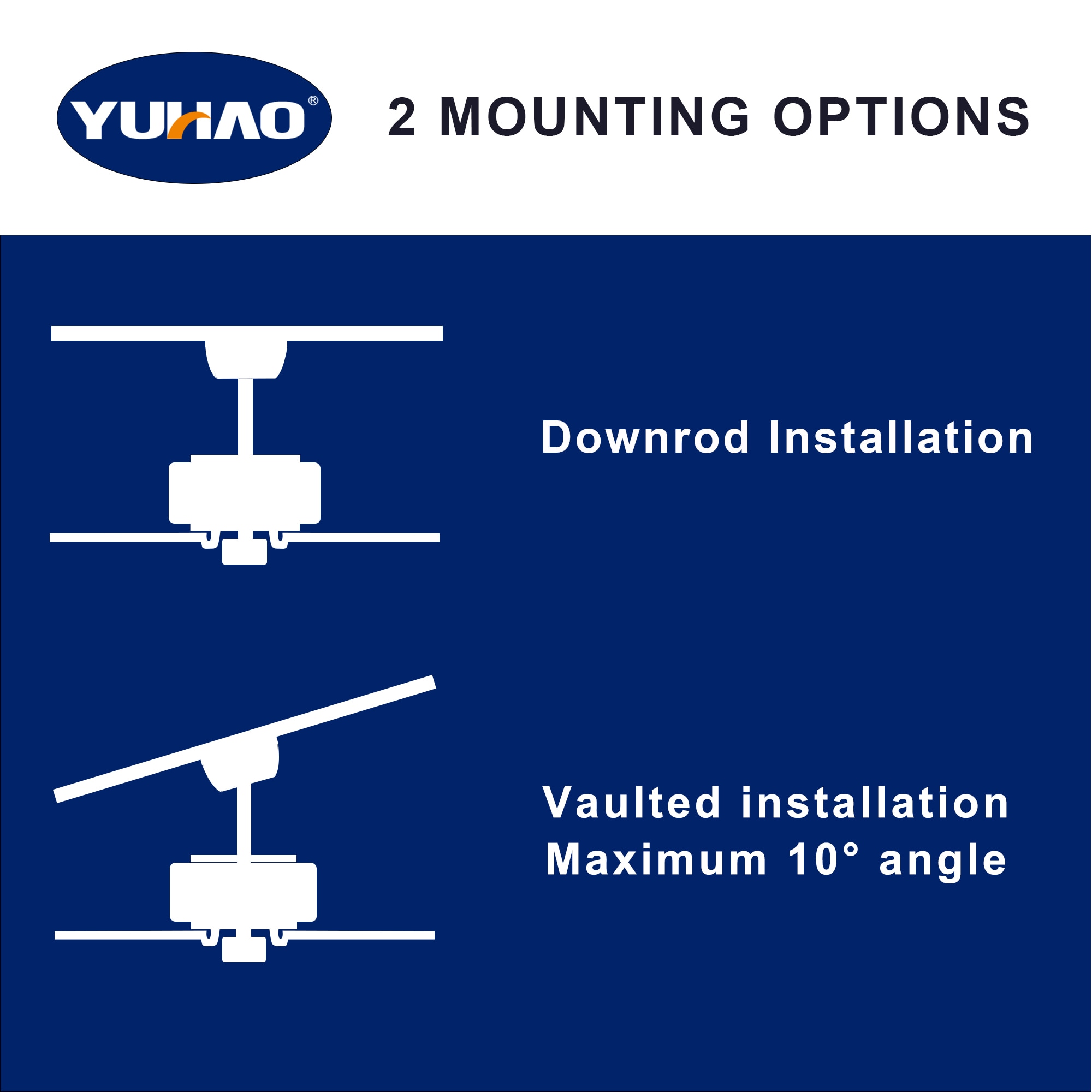 YUHAO LSDC1137WH52 Ceiling-Fans - View #7