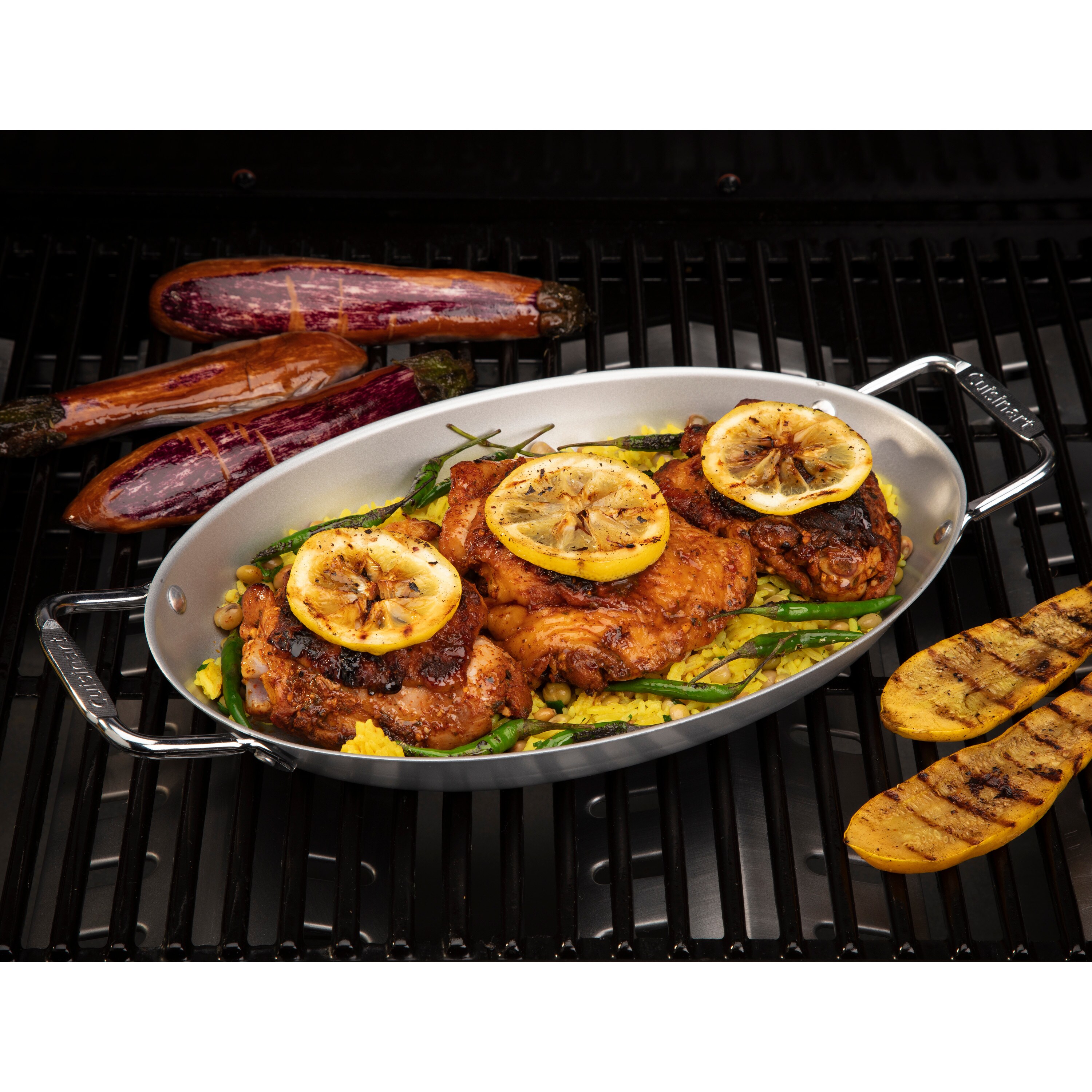 uncoated pan 28 cm seasoned carbon steel oven grill –