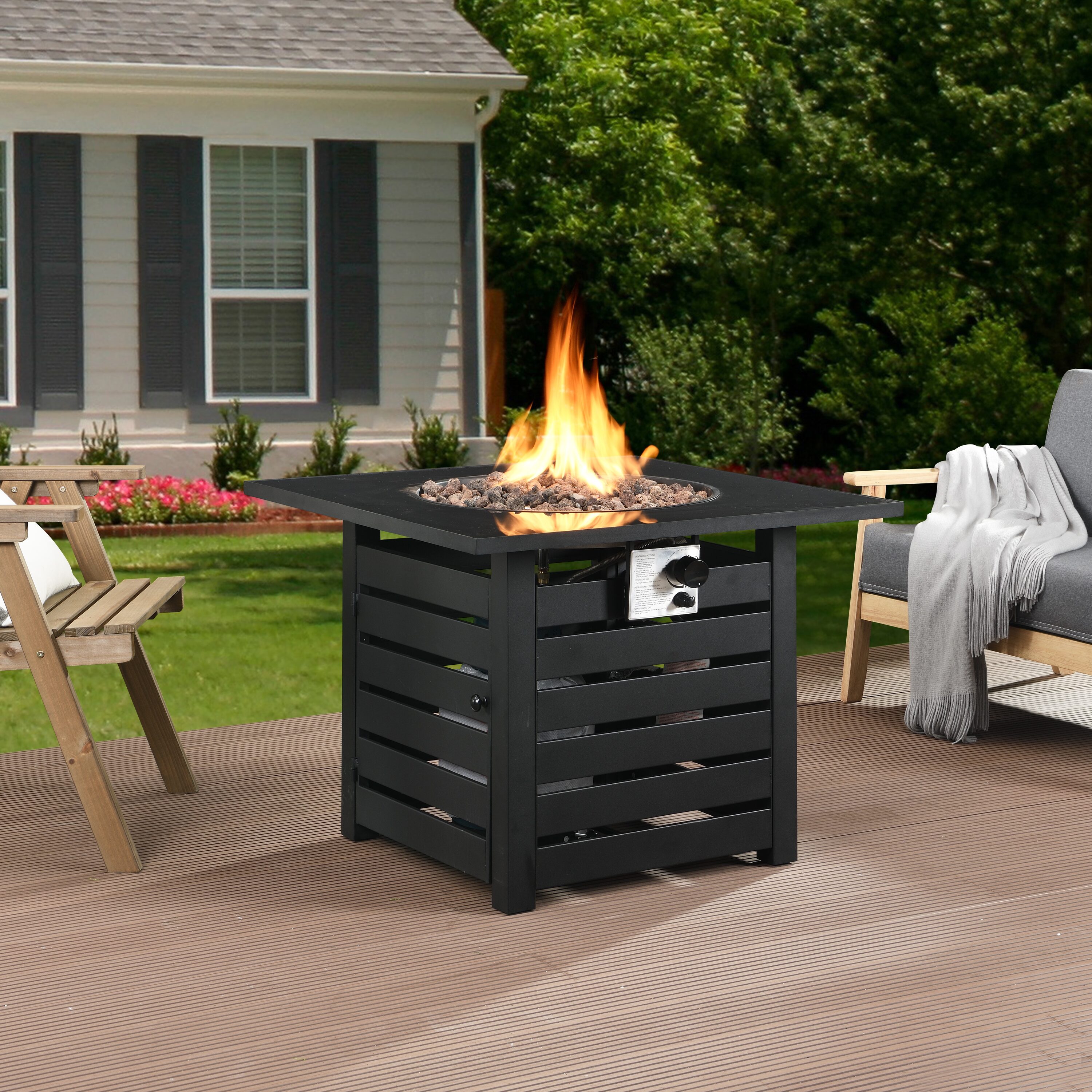REIBII FXLS0605-511B41 Outdoor-Gas-Firepits - View #4