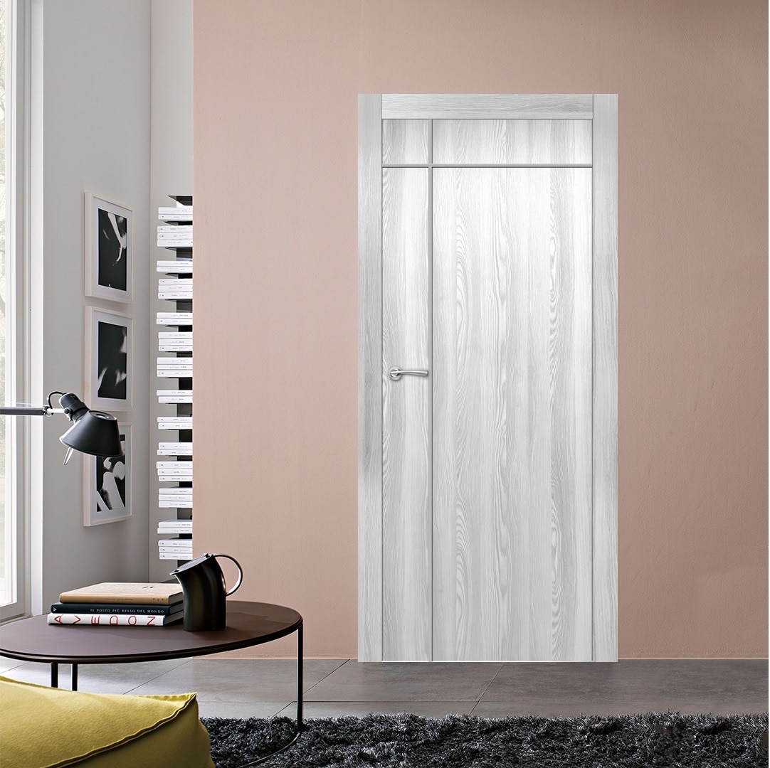 Valusso Design VD123615 Key-Largo 30-in x 80-in Ice Maple Flush Textured Hollow core Prefinished Pine Wood Slab Door