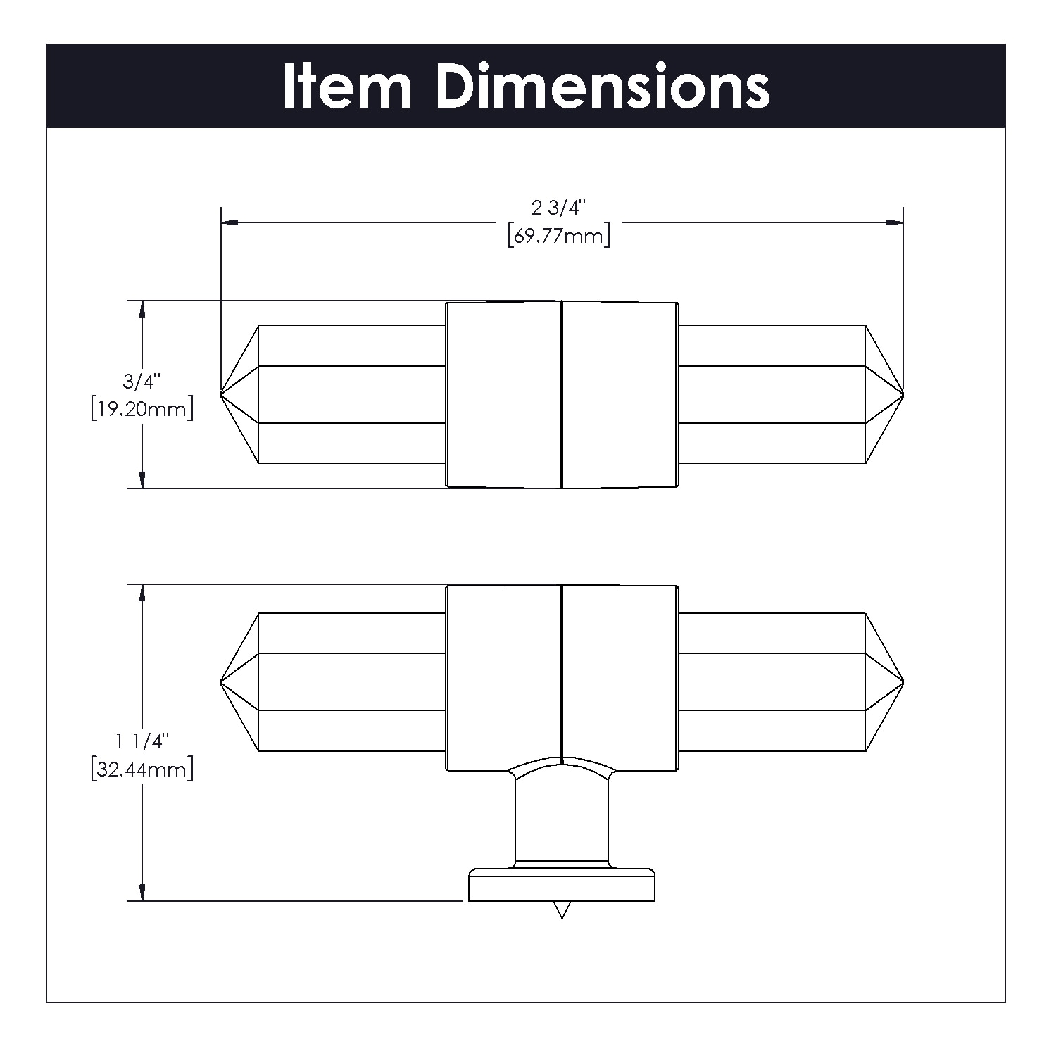 Belwith Keeler B075512-SN Cabinet-Knobs - View #2