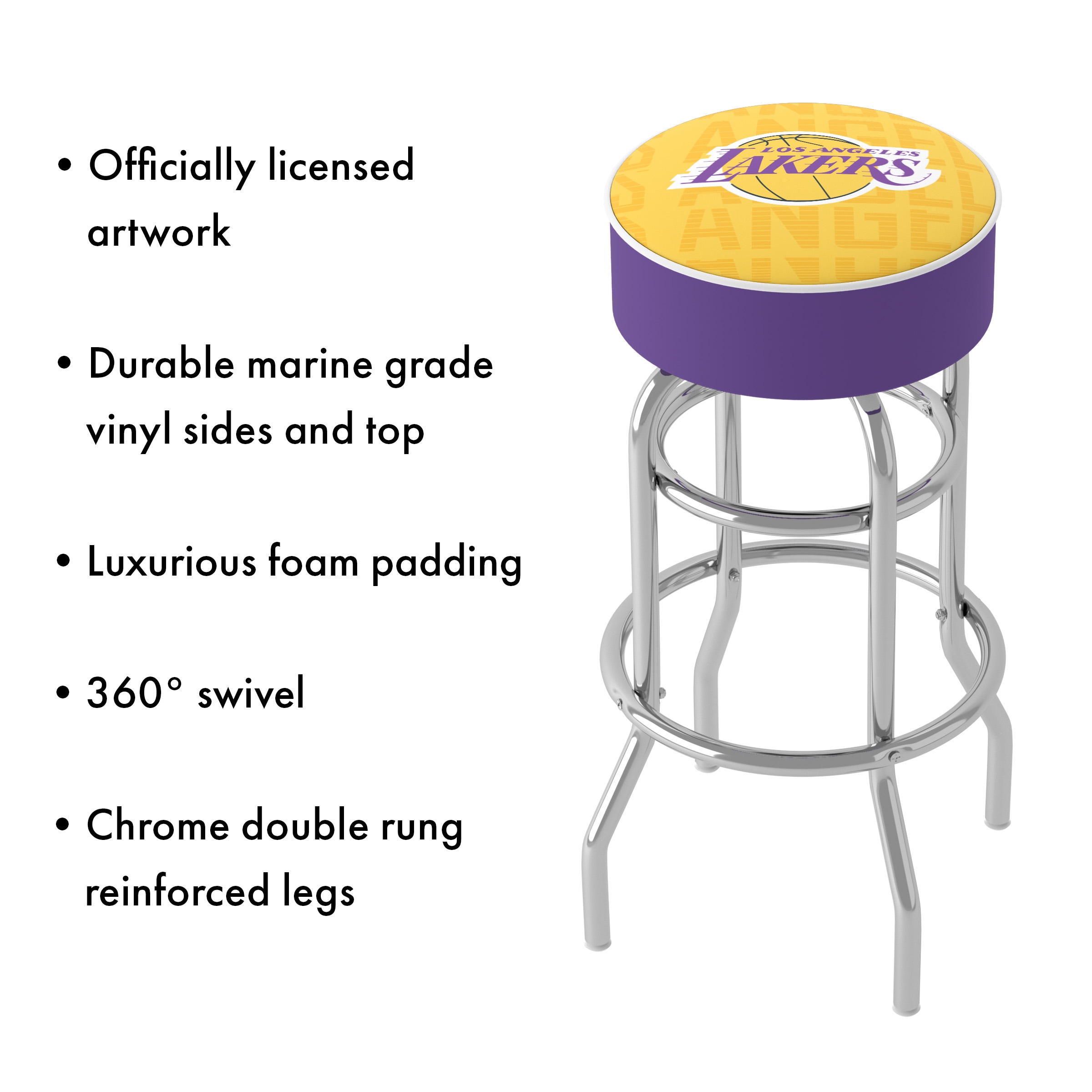Trademark Gameroom NBA1000-LAL3 stools - View #3