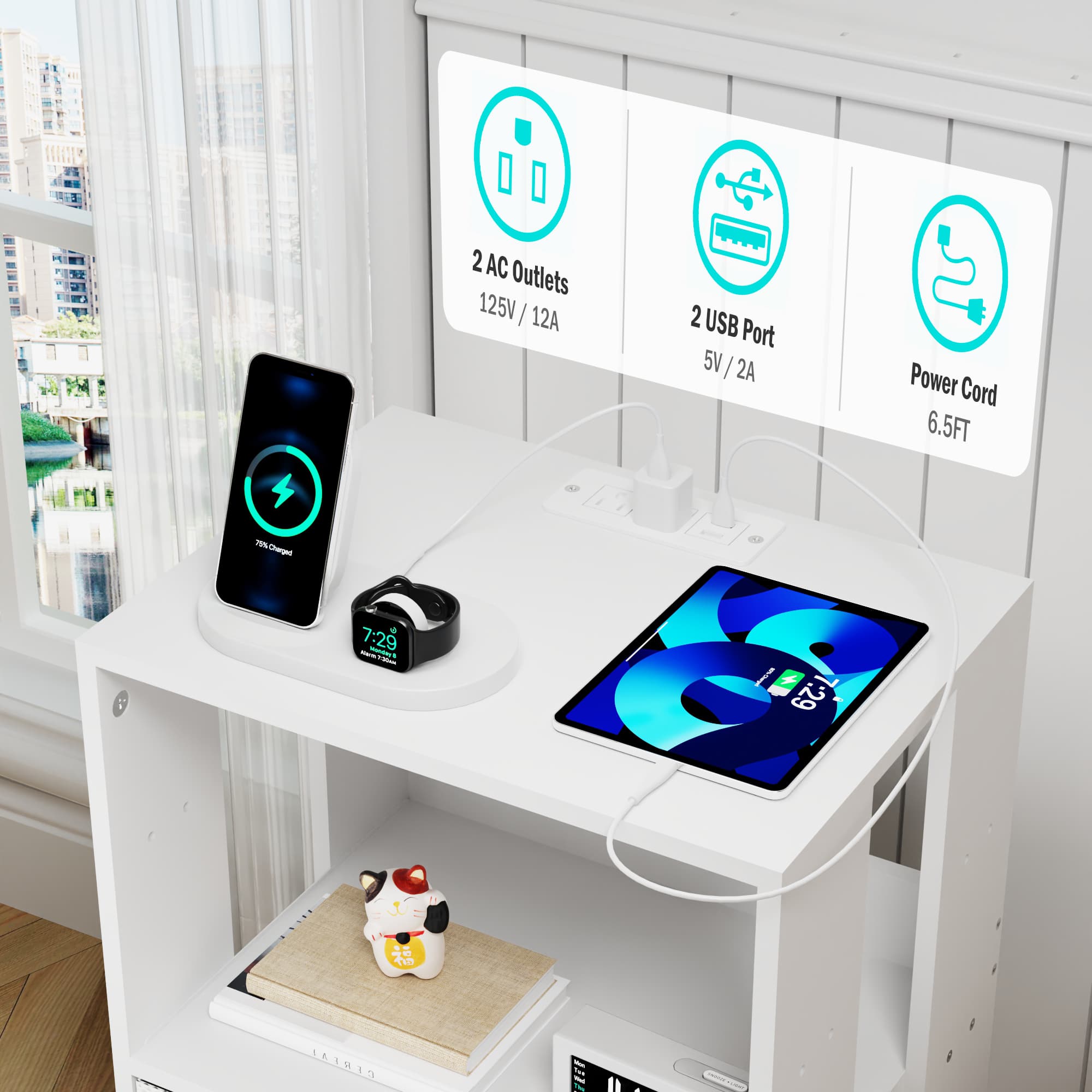 Vynxaria LEXY0514-DJBF-CTG007 nightstands - View #7