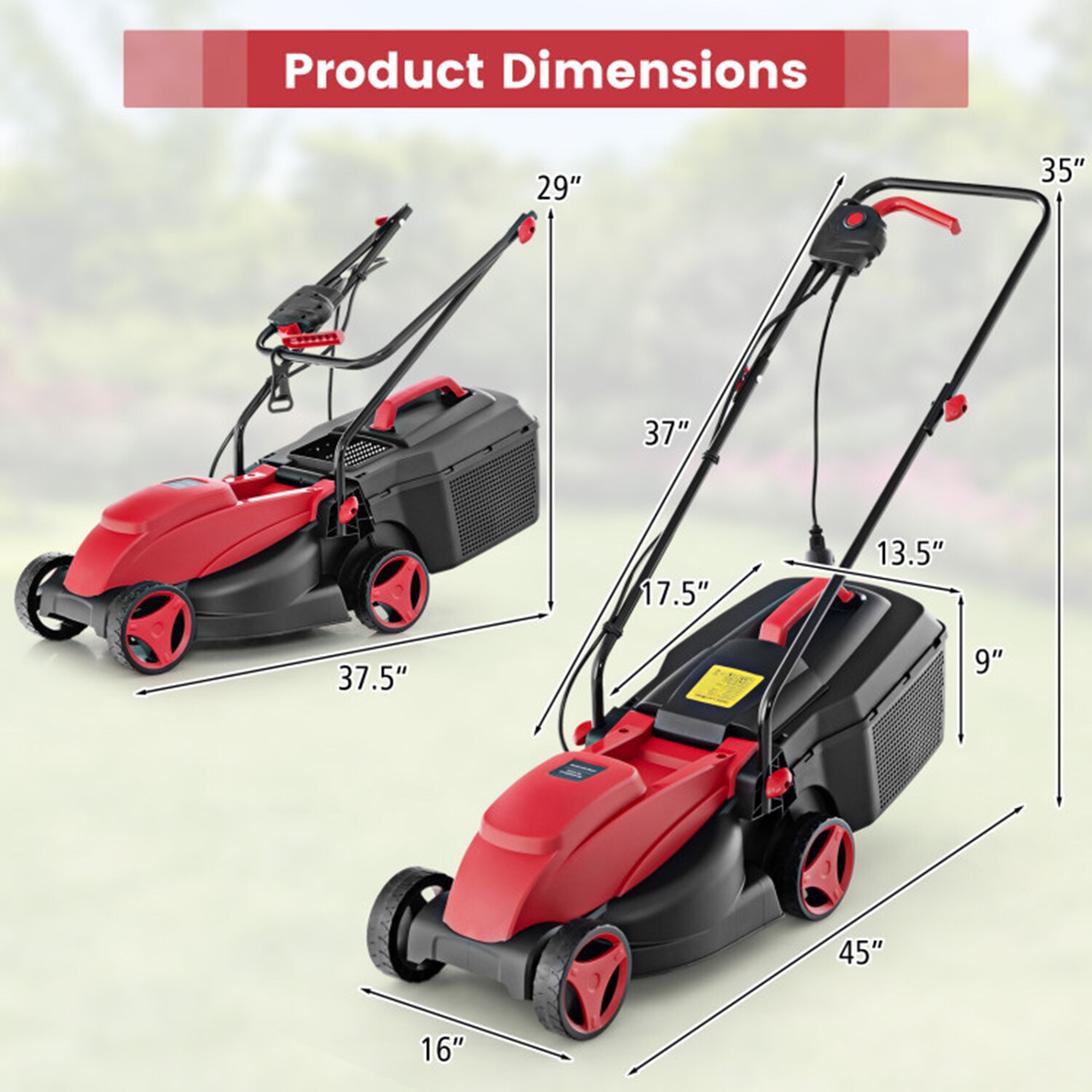 Mondawe MO-ET032RE3P Push-Mower-Electric - View #7