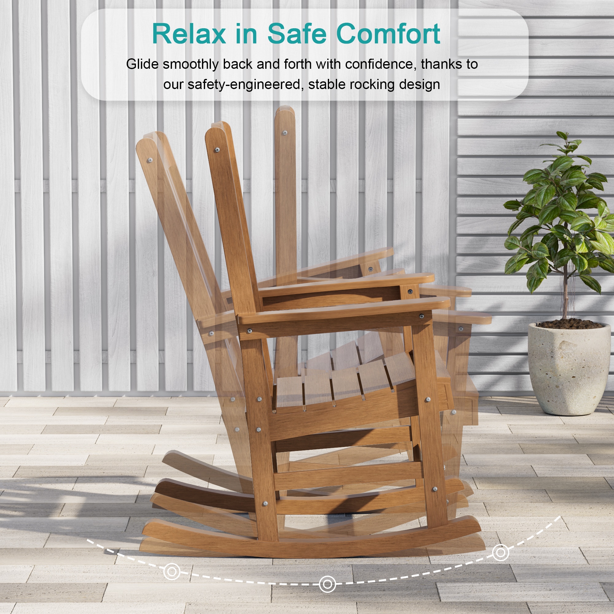 BEWOOD LMK-PE-TS-68TK-4 Patio-Chairs - View #3