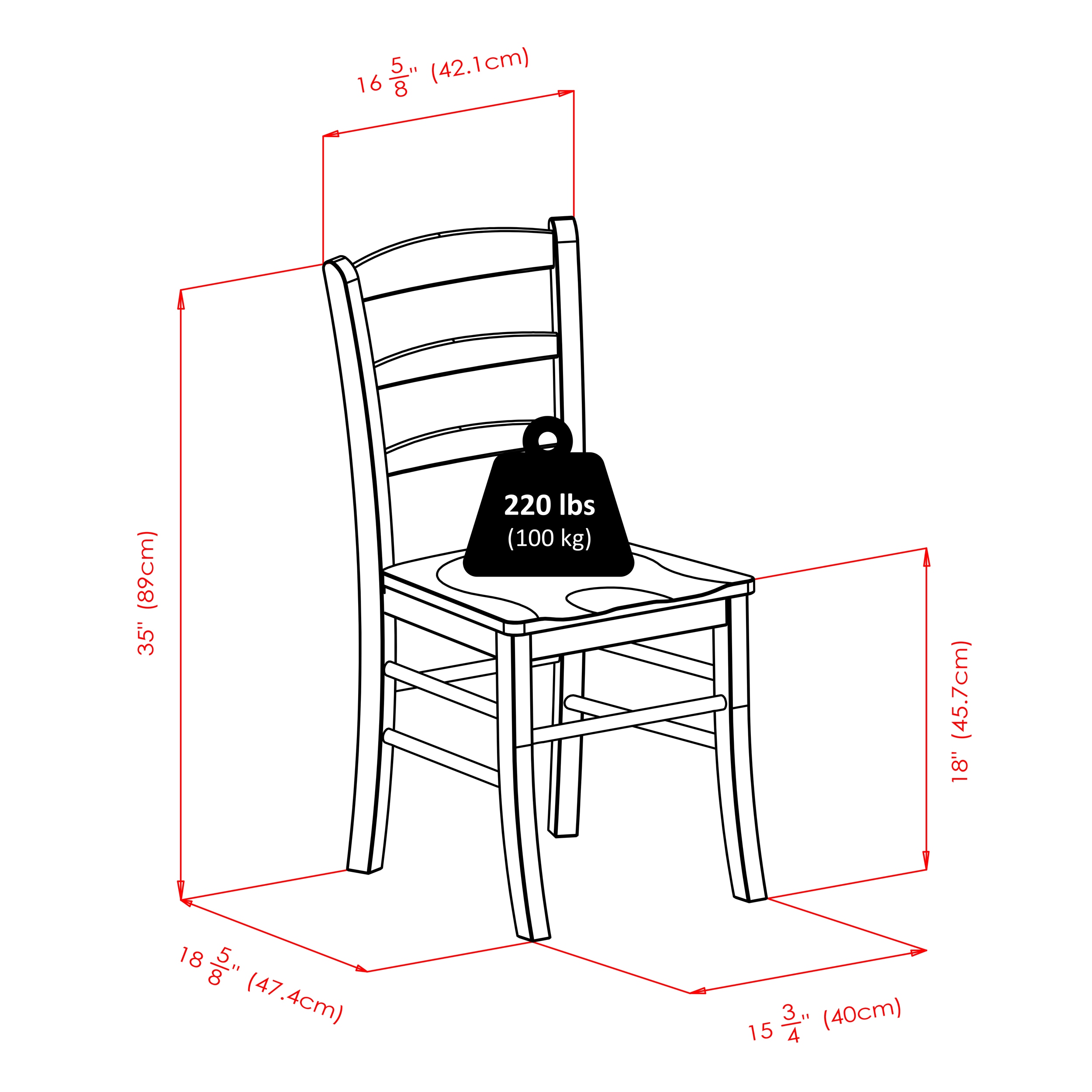 Winsome Wood 34232 Dining-Chairs - View #9