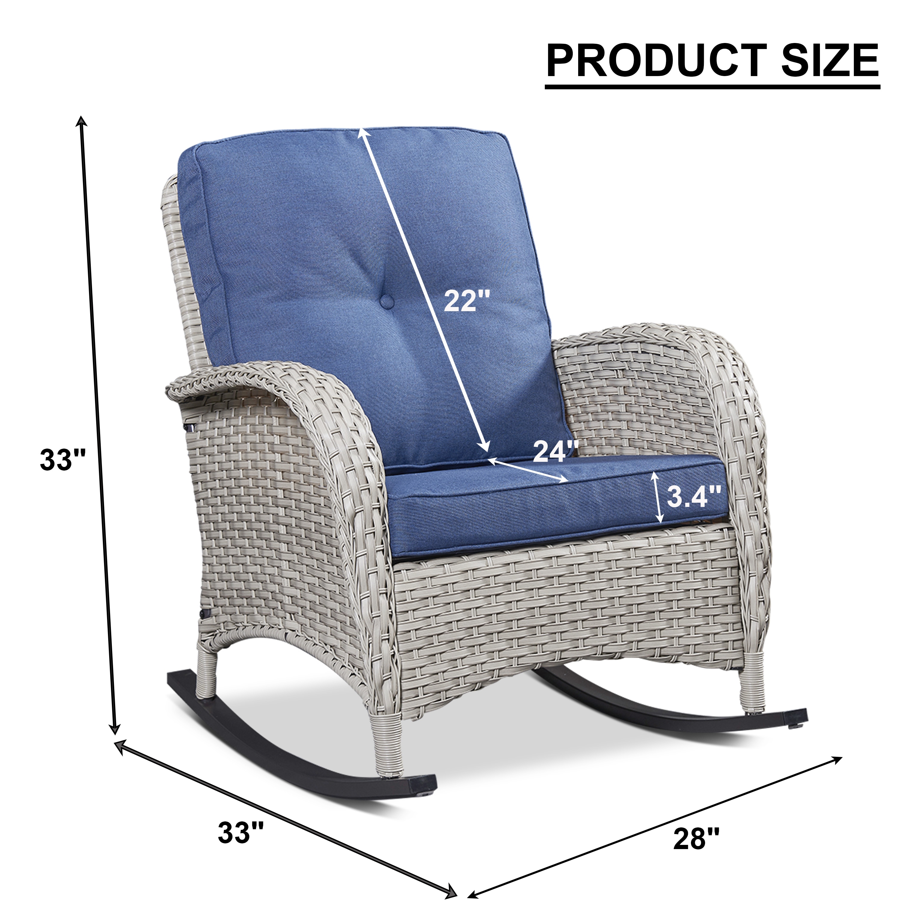 Pocassy PAGY30-1A Patio-Chairs - View #8