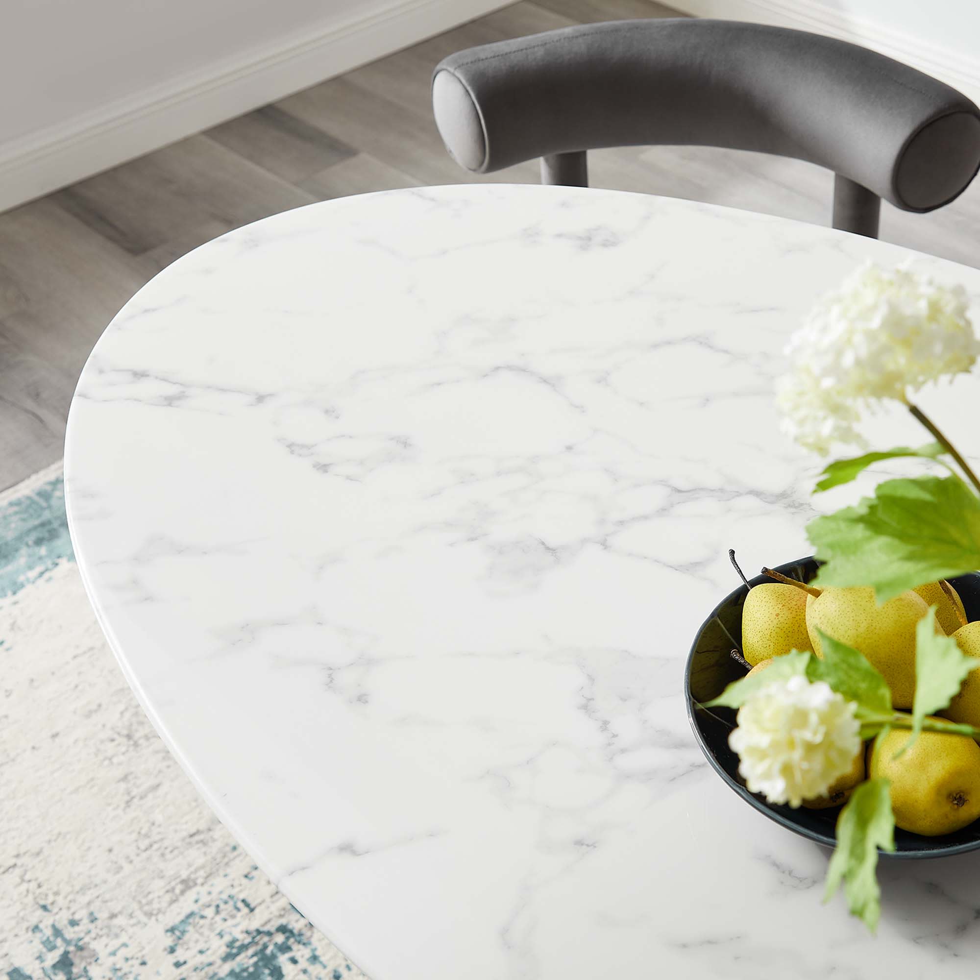 Modway EEI-3235-GLD-WHI Dining-Tables - View #6