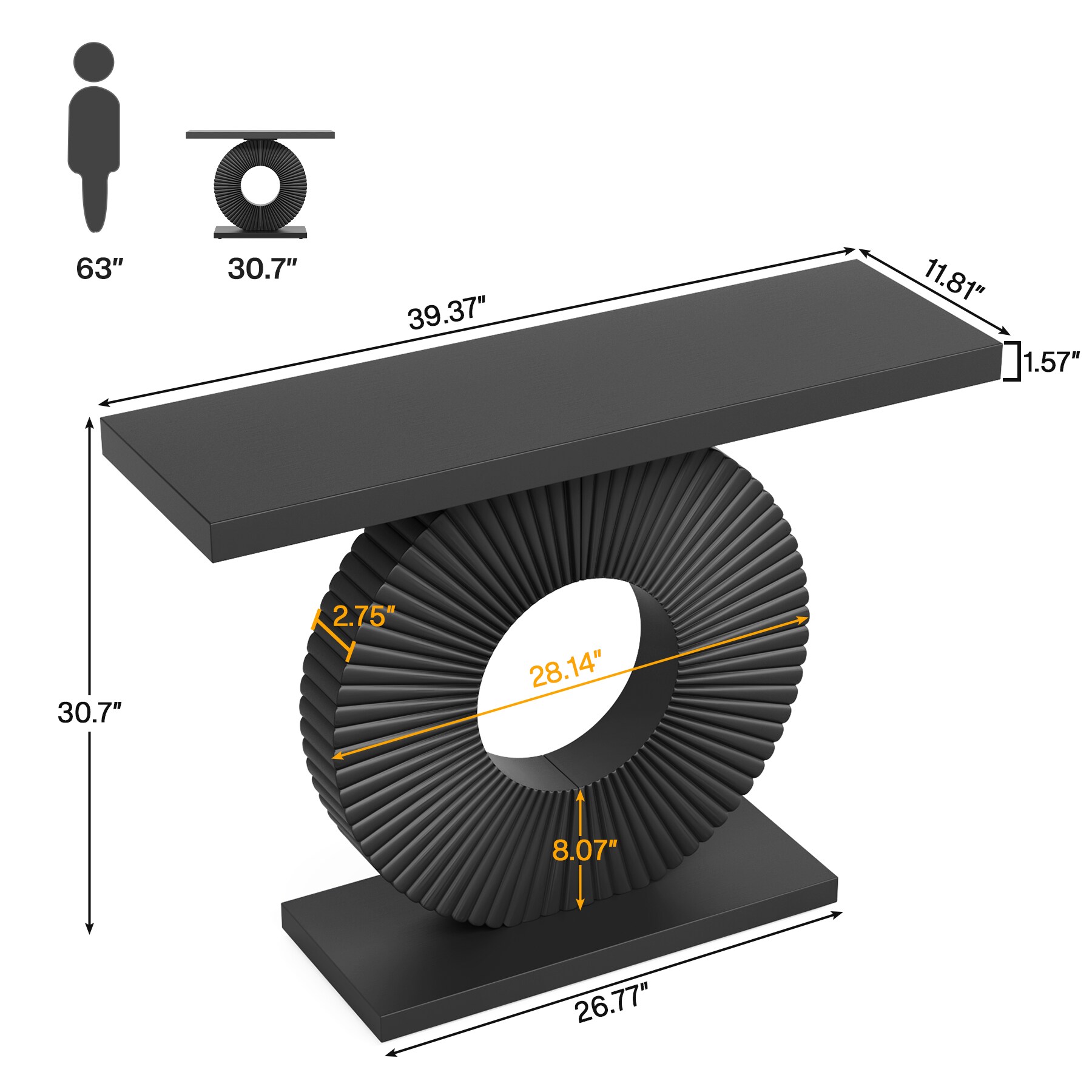 Tribesigns LWFD-J0292 Console-Sofa-Tables - View #5
