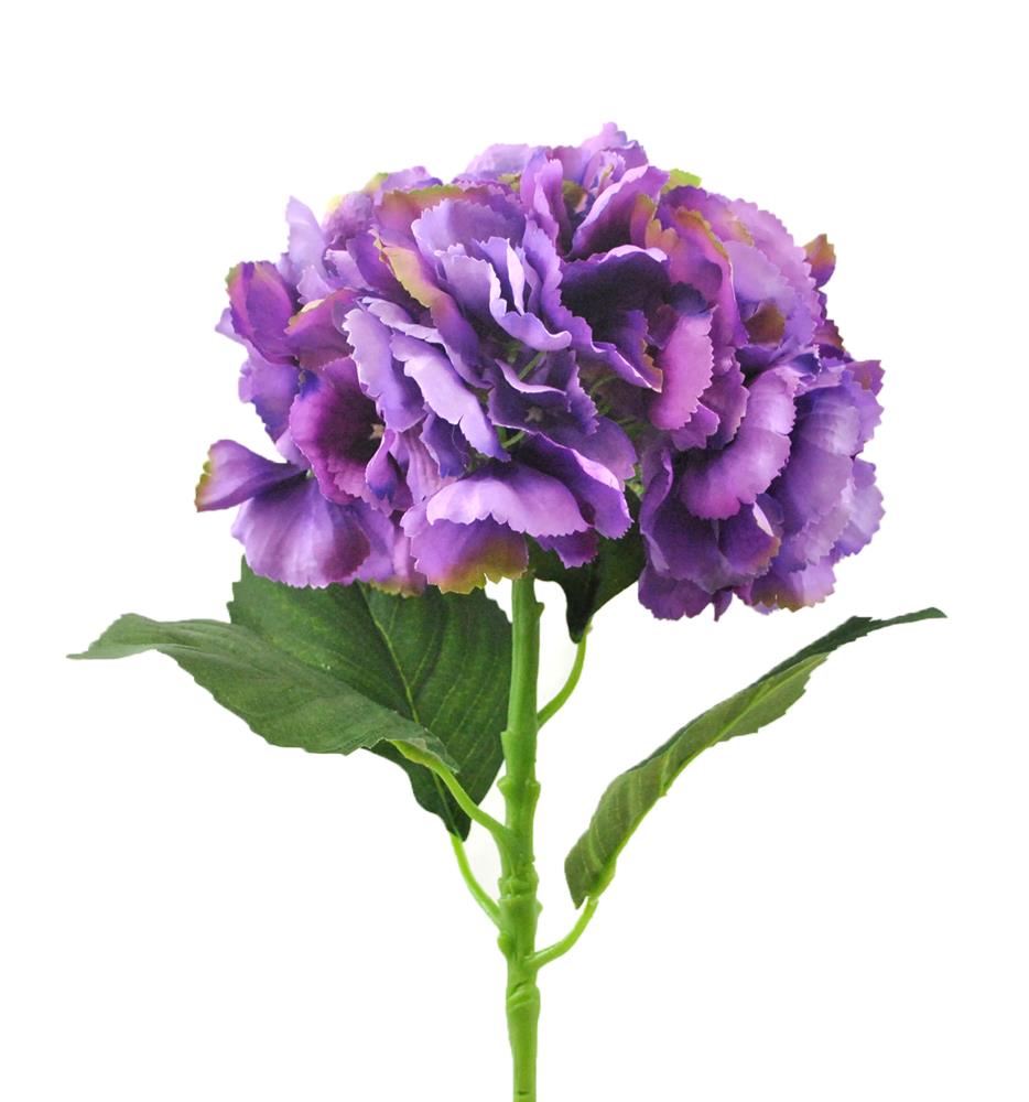 DII 2-in Purple Indoor/Outdoor Hydrangea Artificial Flower at Lowes.com