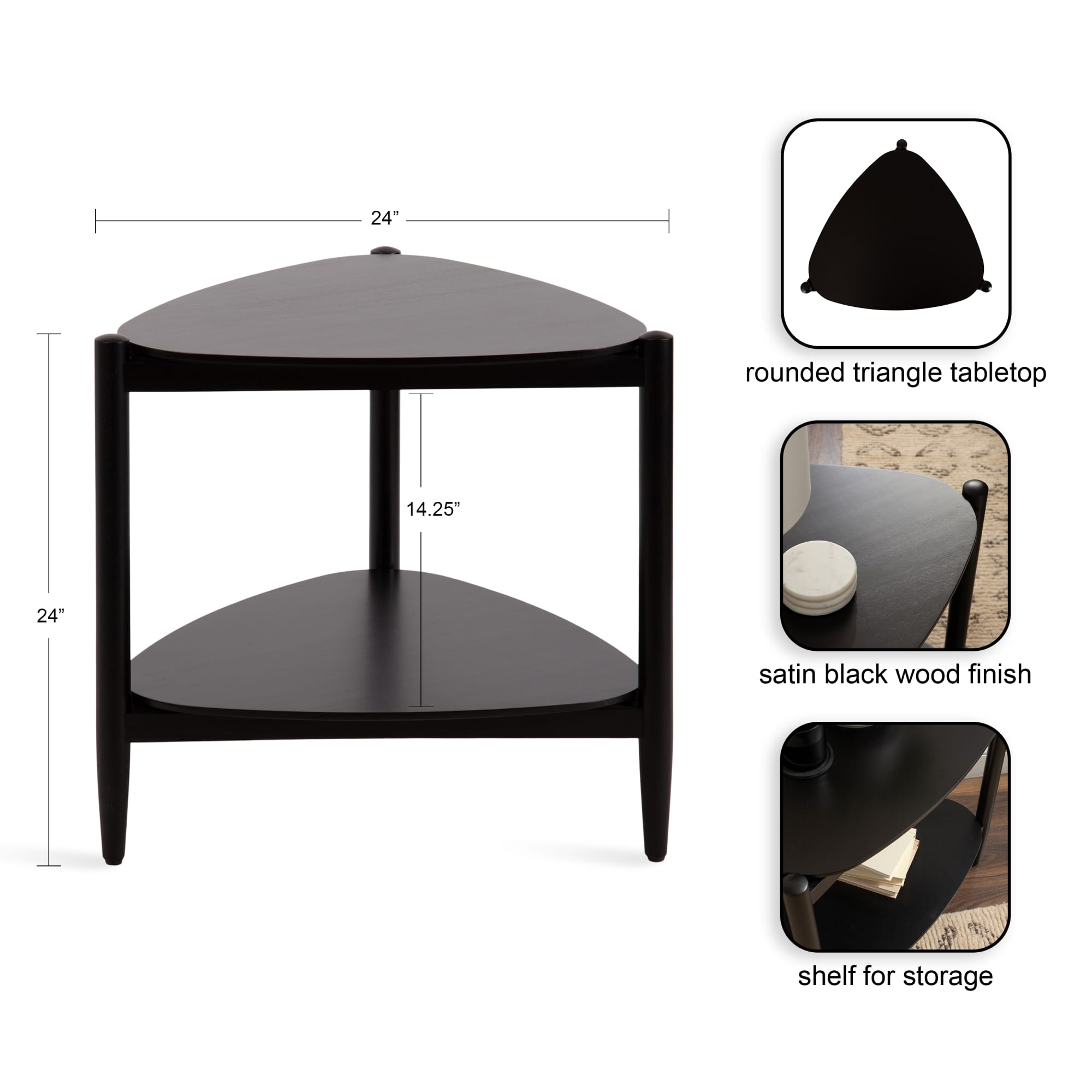 Kate and Laurel 229924 End-Tables - View #2
